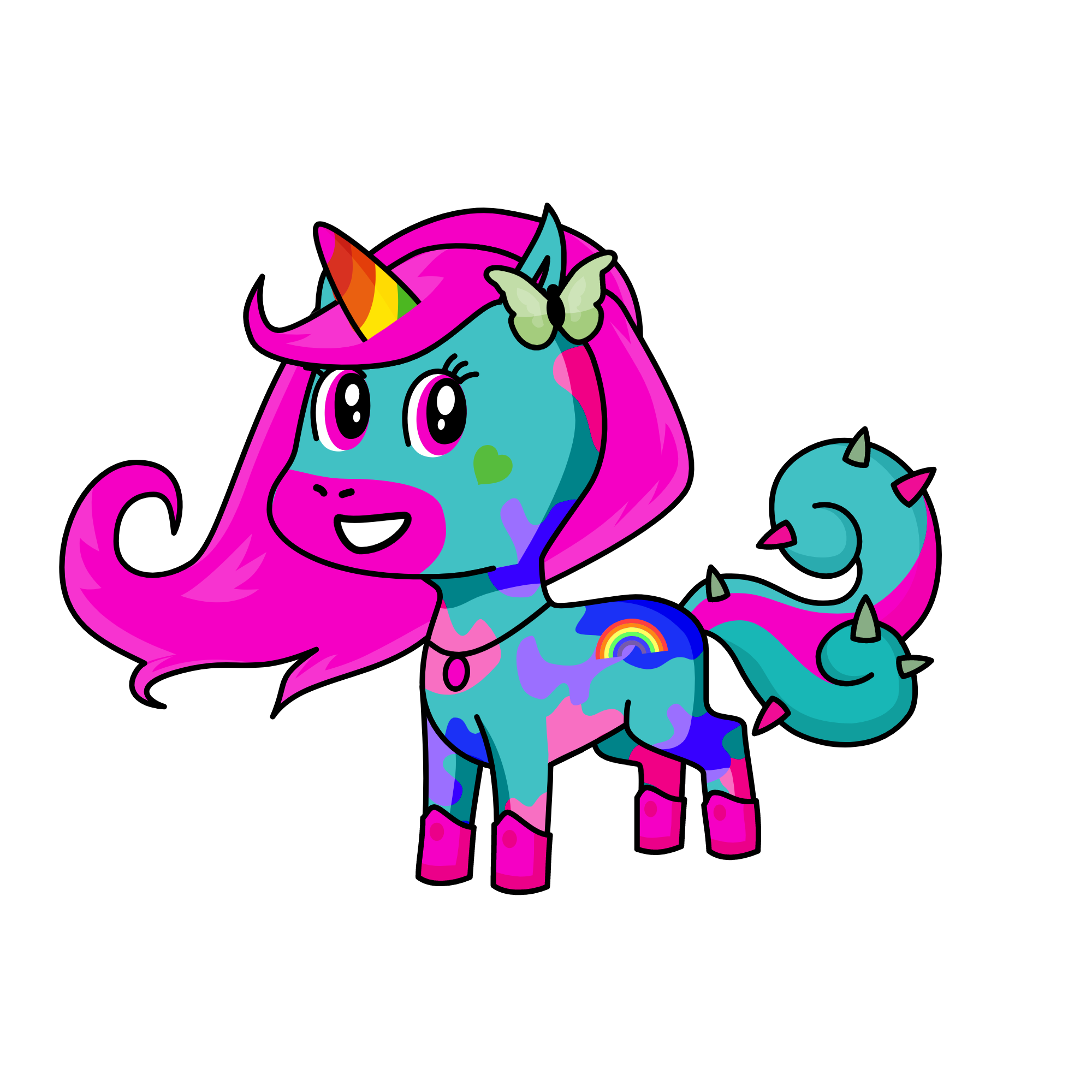 cotten candy, the unicorn