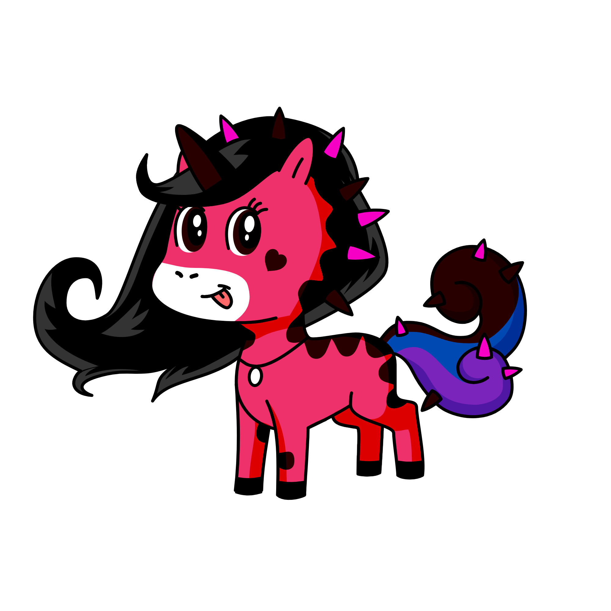 dark, the unicorn