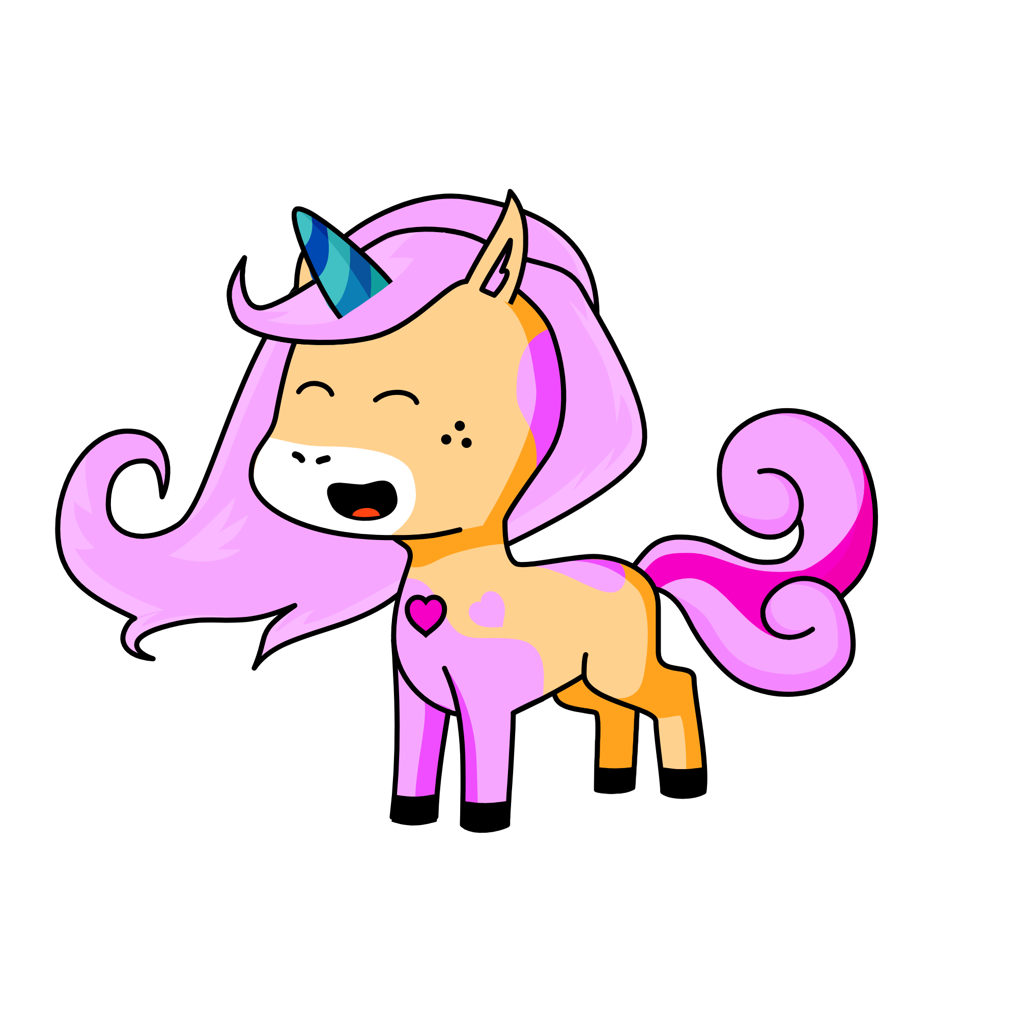 Monica, the unicorn