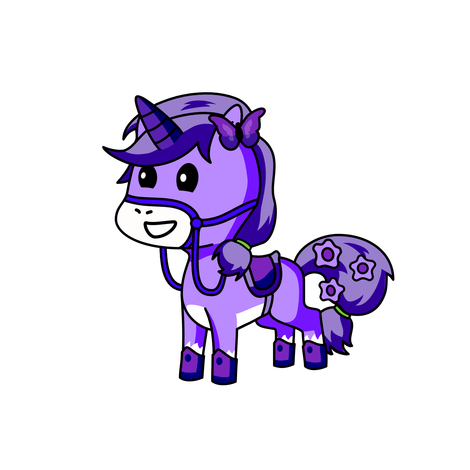 Lavender, the unicorn