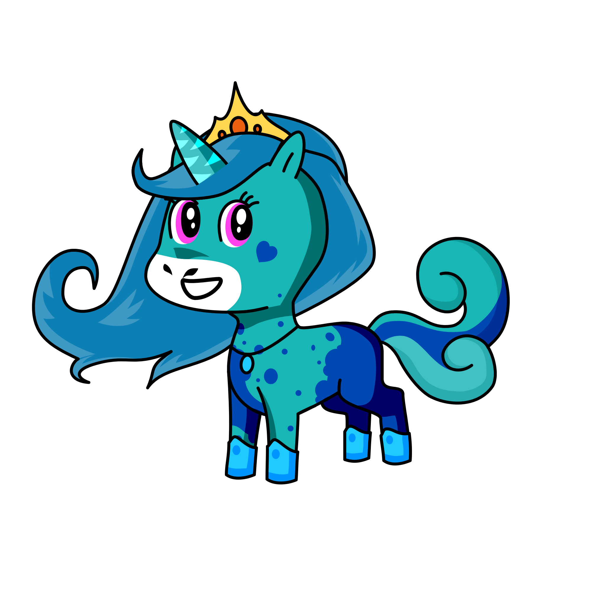 Ms. Ice, the unicorn