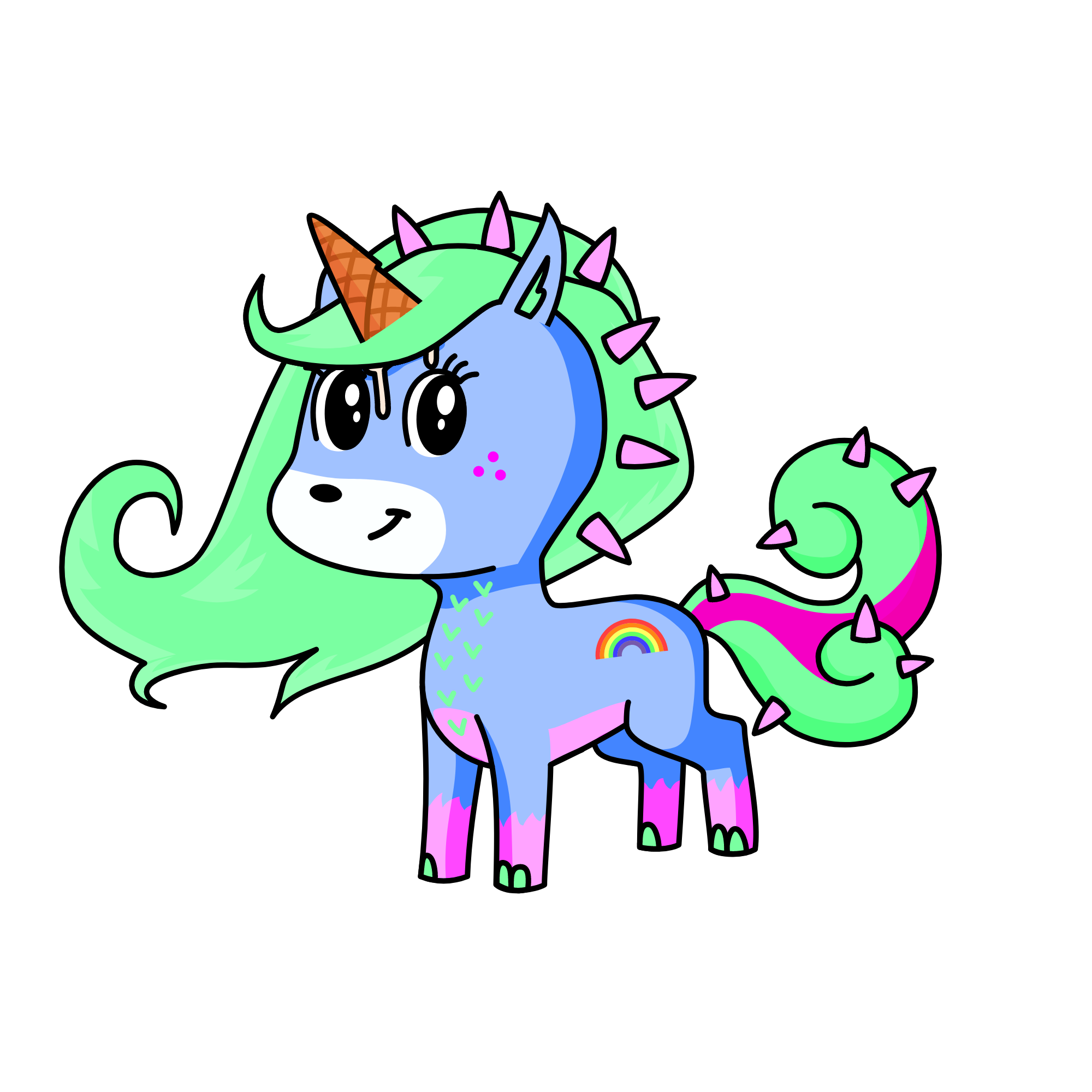 Bonvi chaca bonvi hey ey me llamo bonvi yeyyy, the unicorn