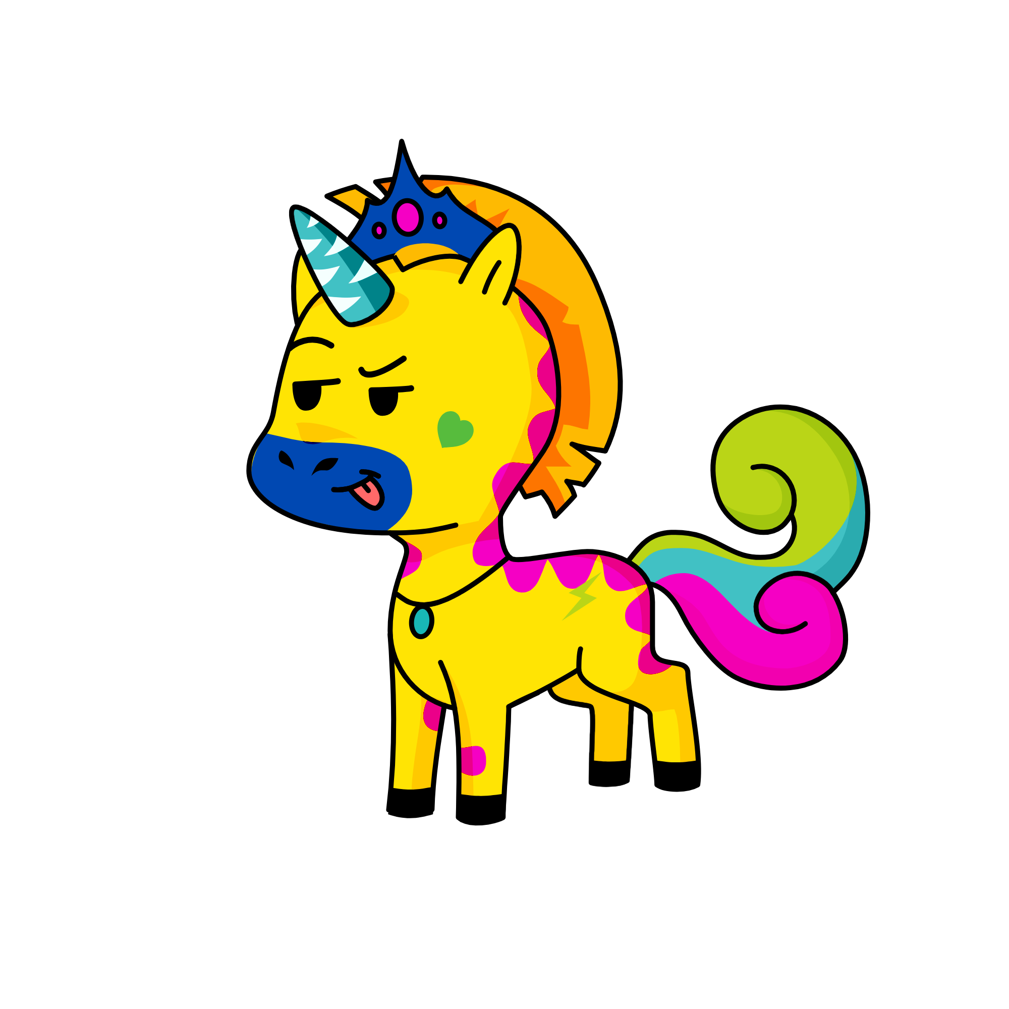 corny, the unicorn
