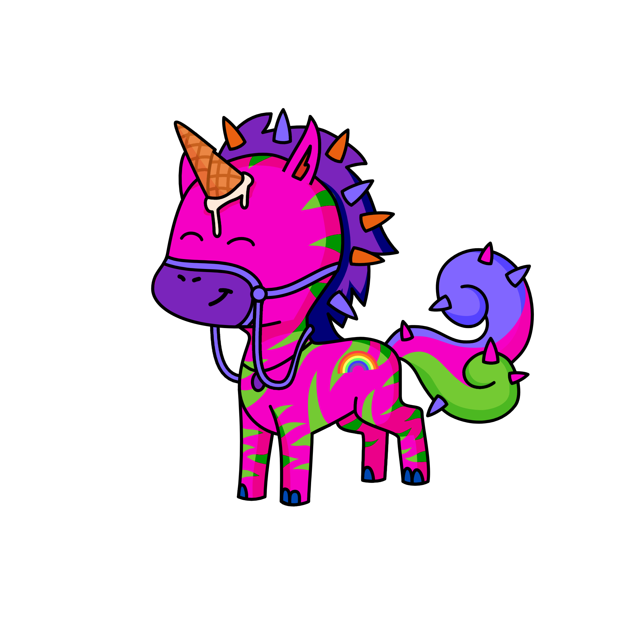 Helado contento๐๐๐, the unicorn