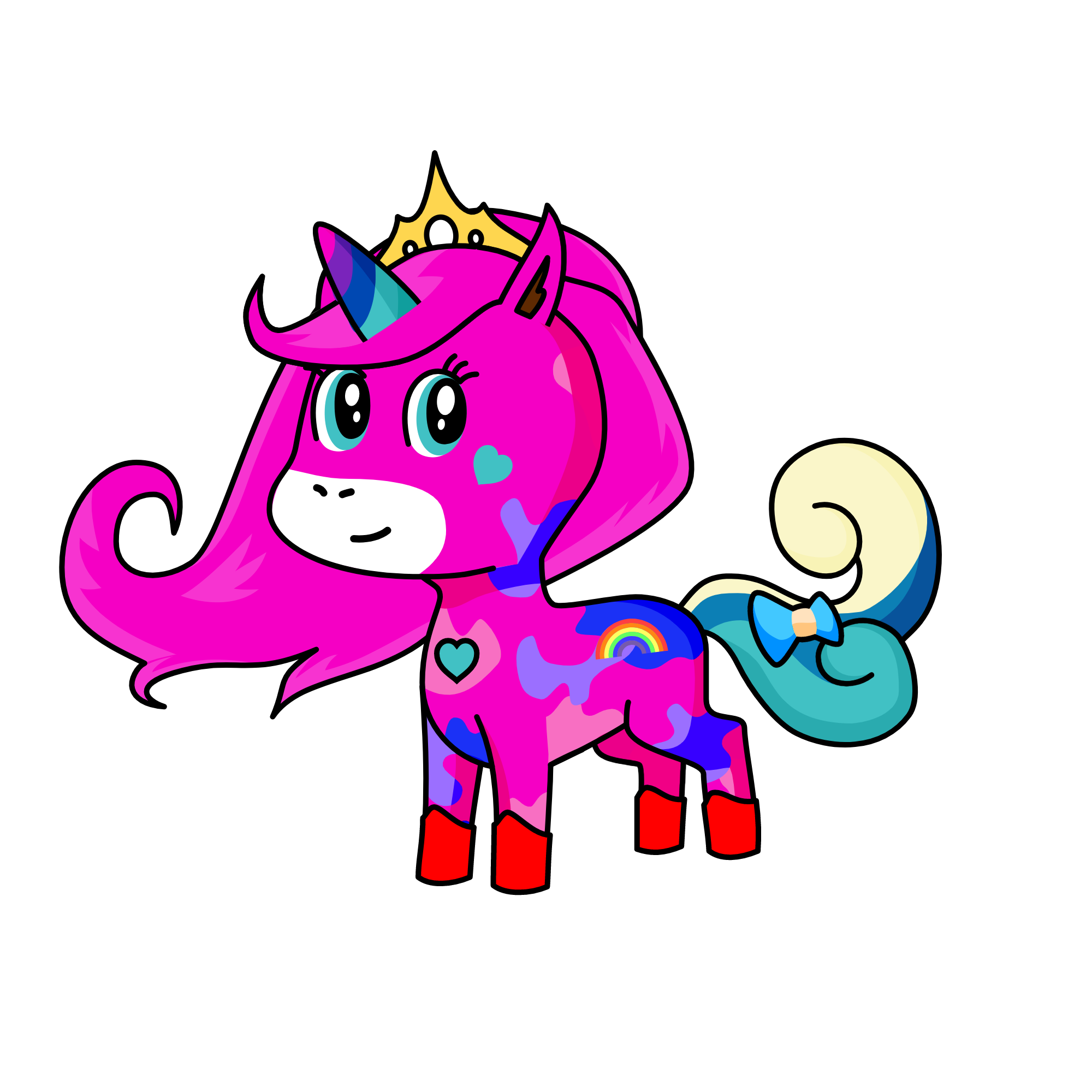 pinky, the unicorn