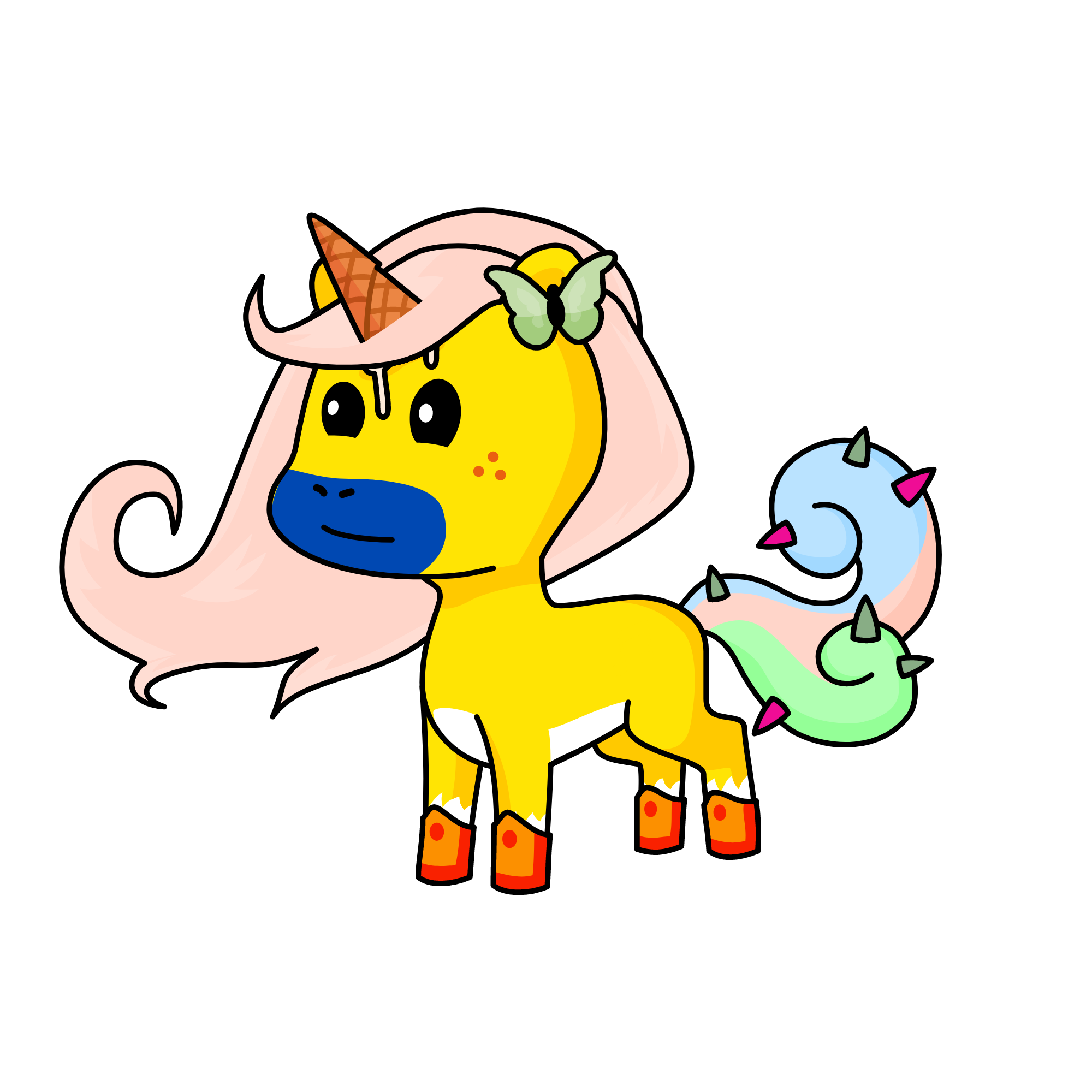 linght, the unicorn