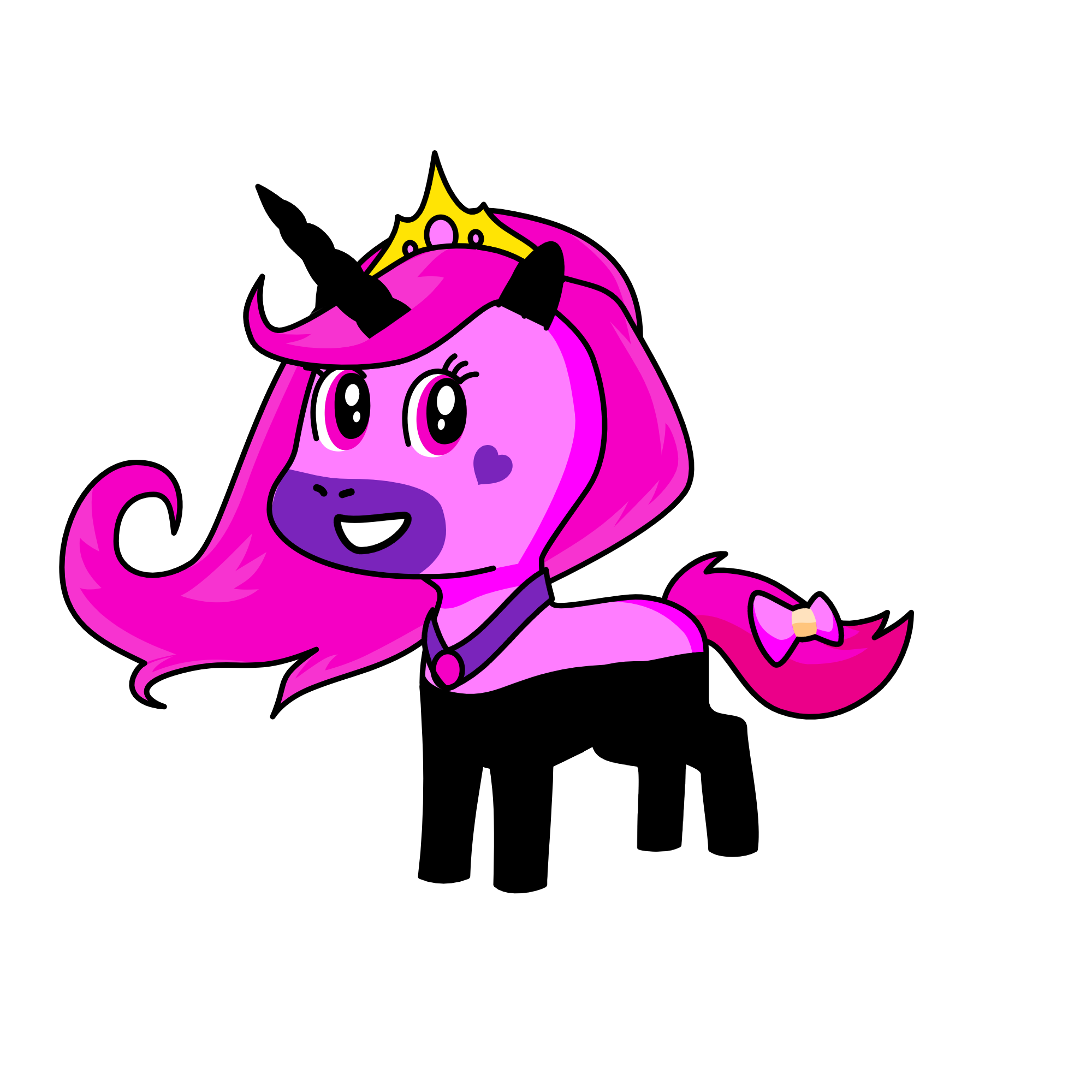 Dimond Purple, the unicorn