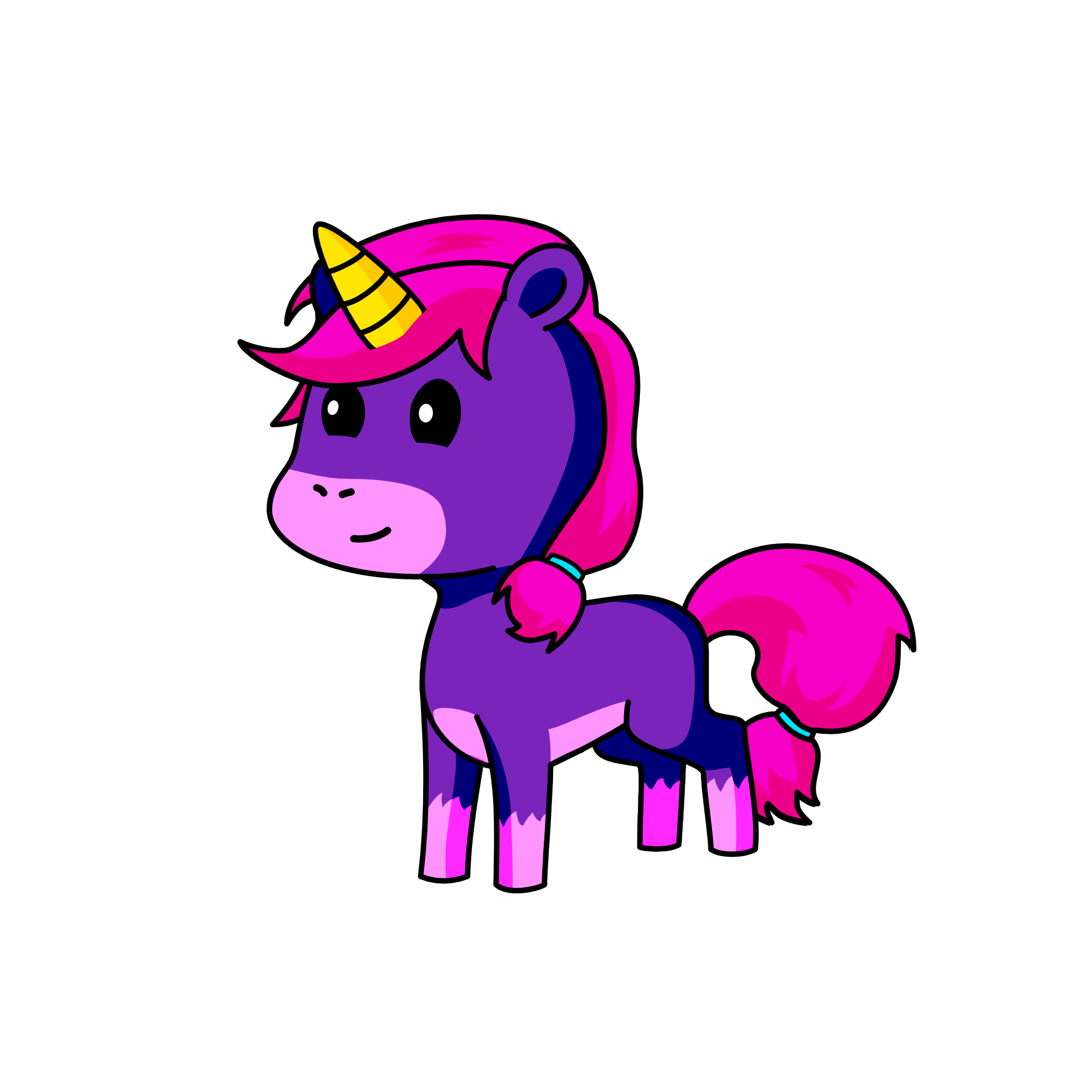 Ember, the unicorn