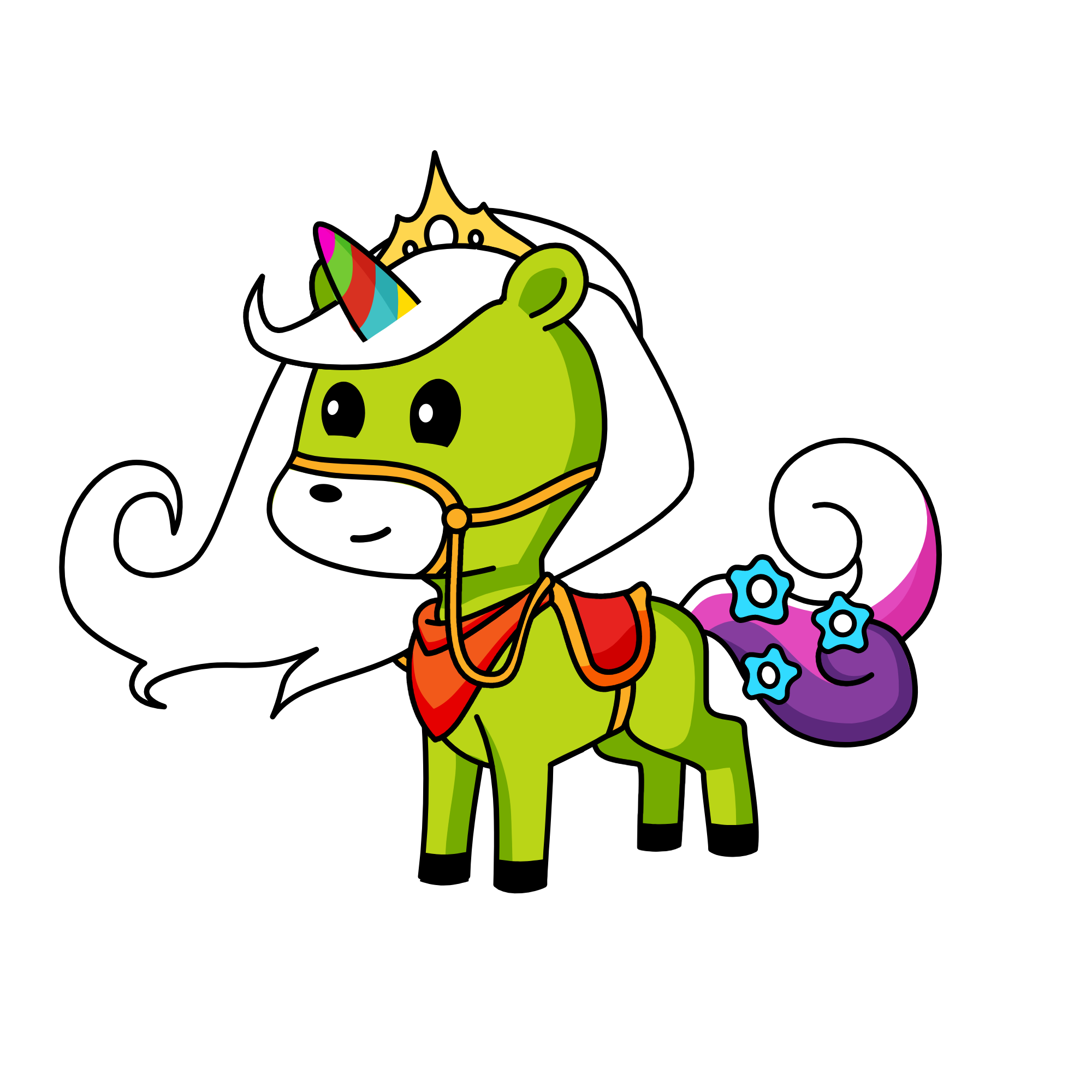 Misty, the unicorn