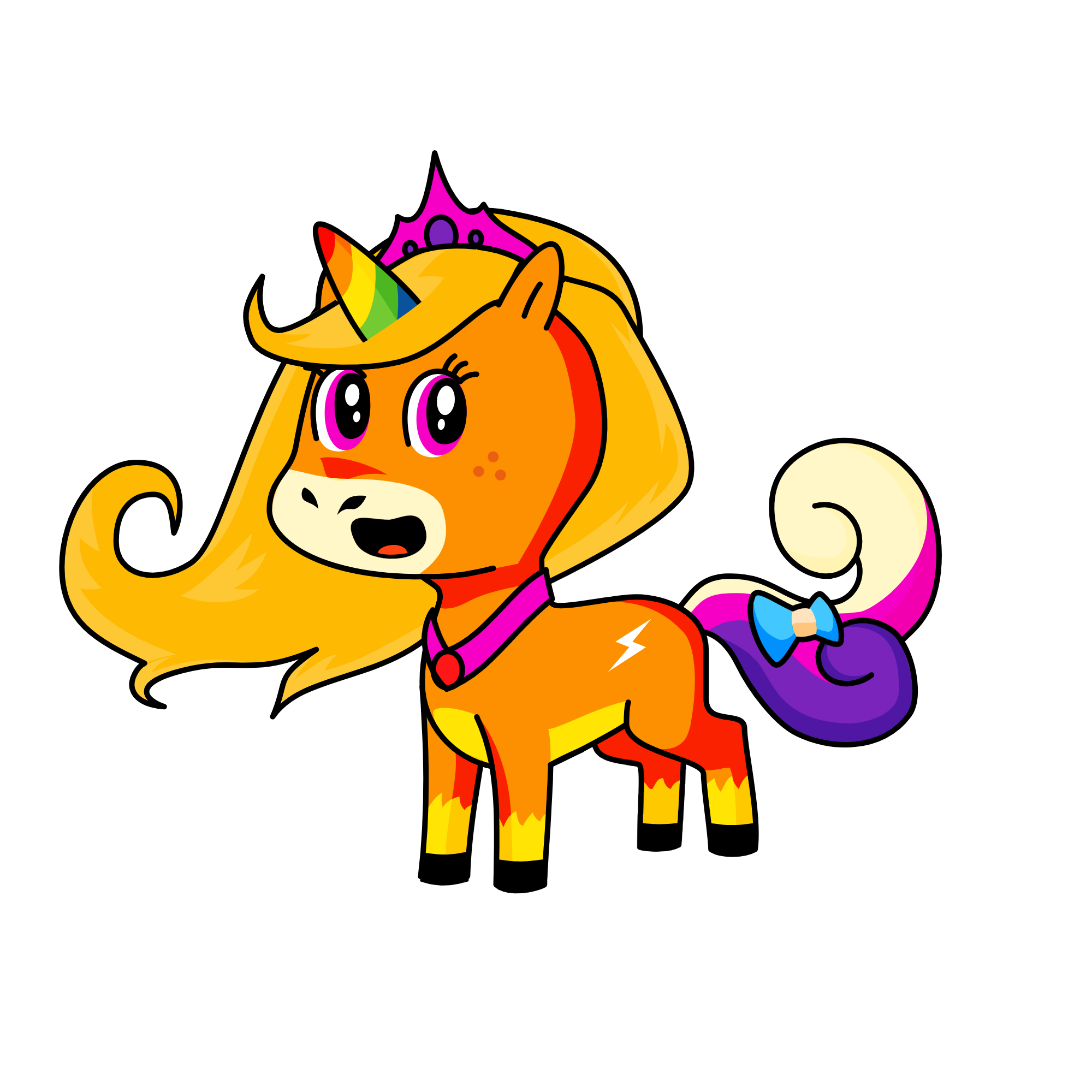 Cornyty, the unicorn