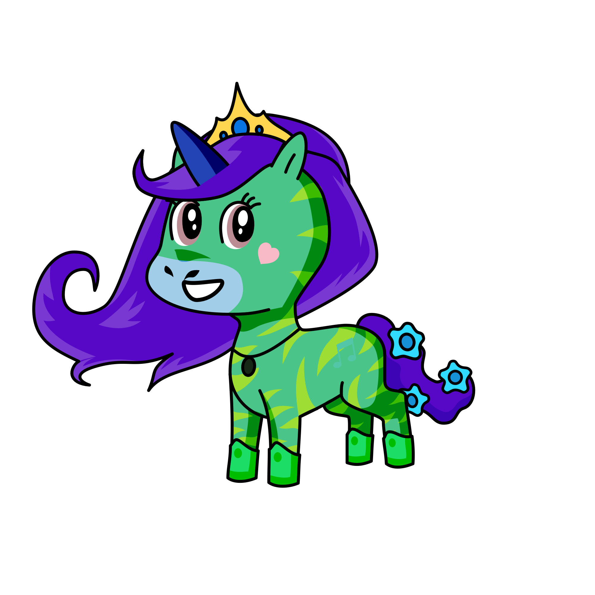 Cute Baby, the unicorn