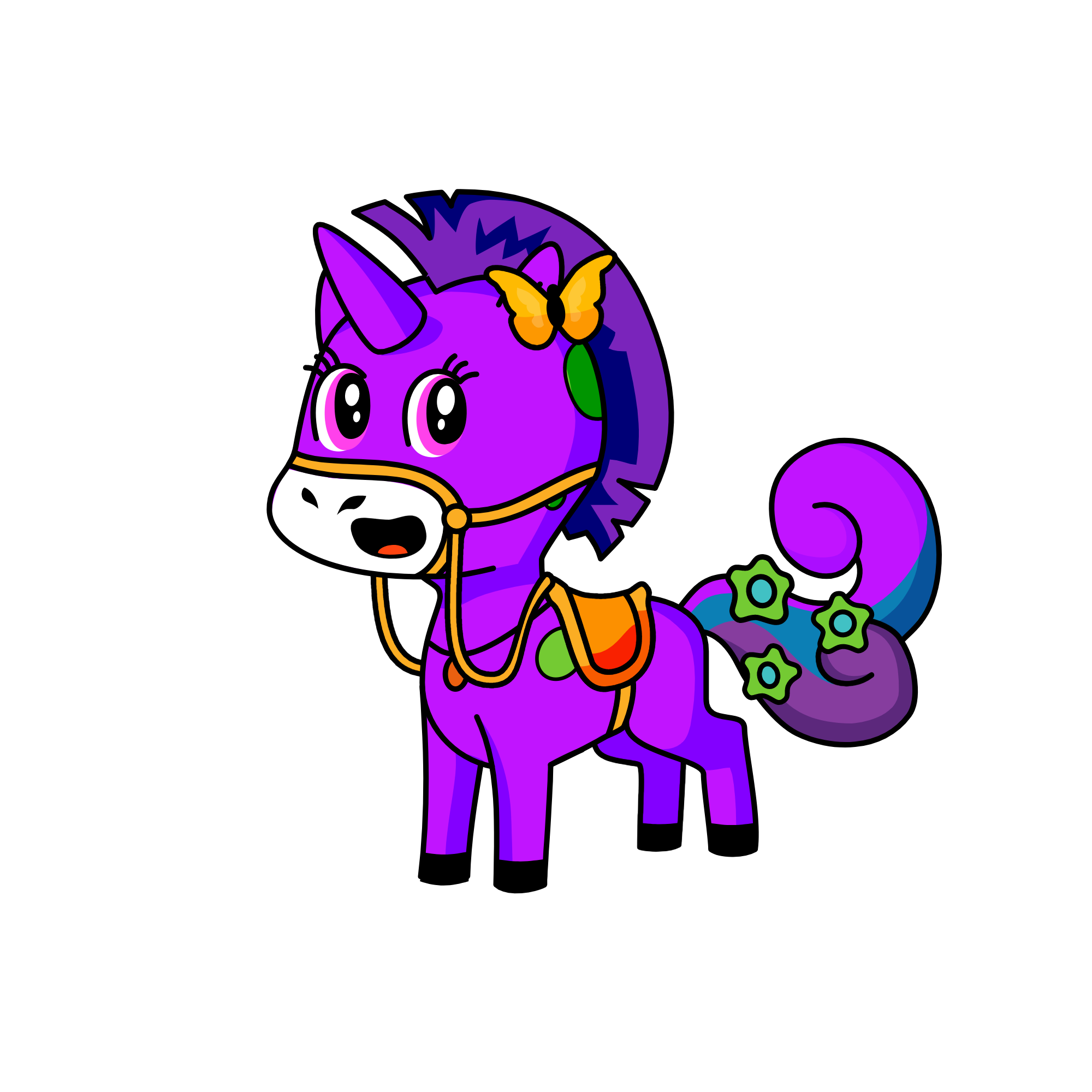 Fluffy, the unicorn