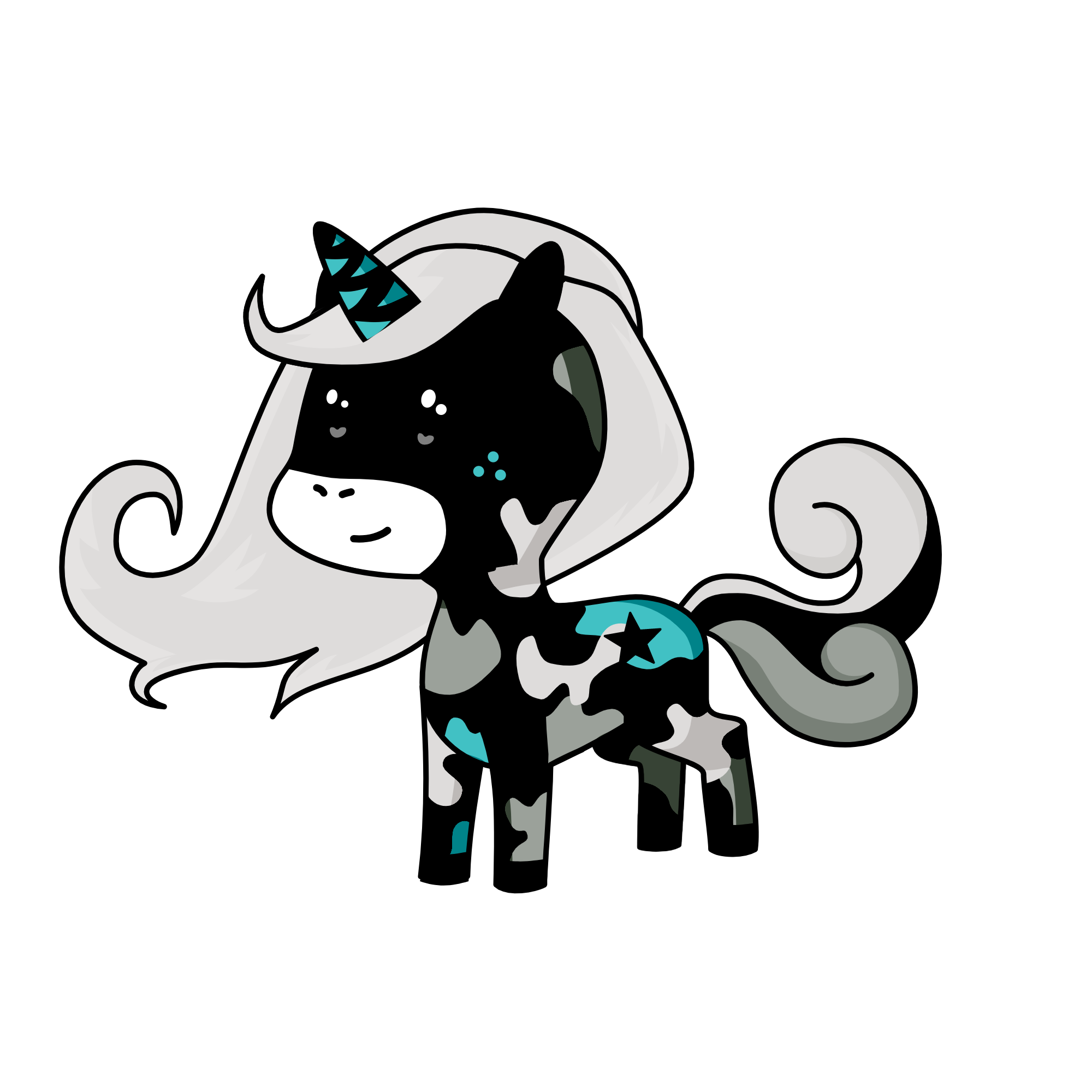 Galaxy, the unicorn