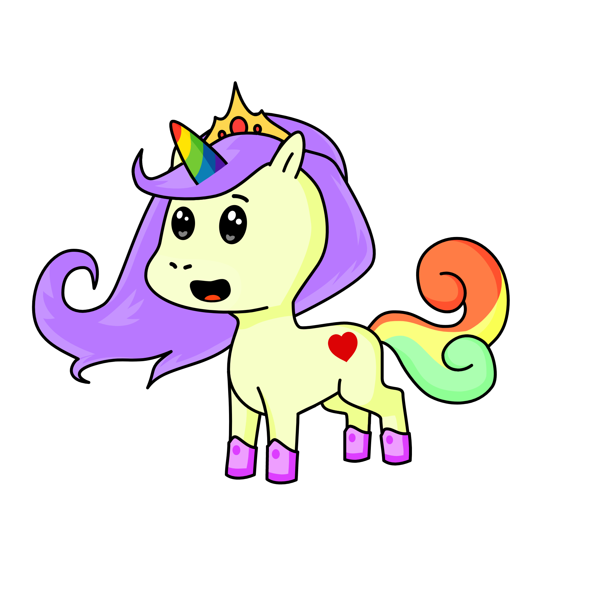 rainbow, the unicorn