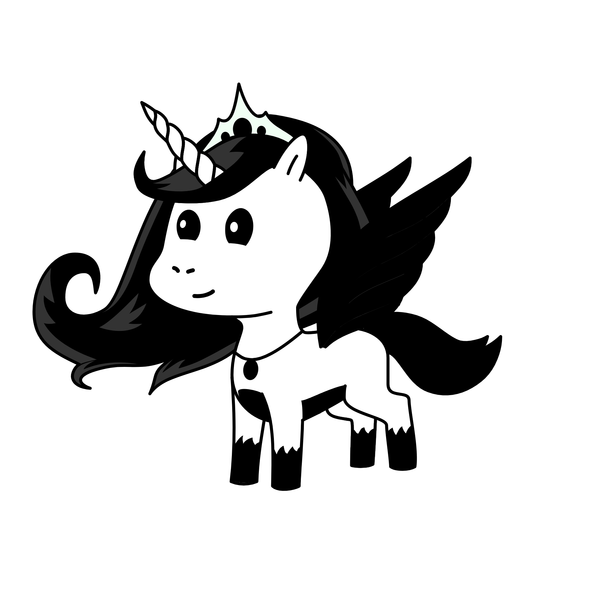 Midnight, the unicorn