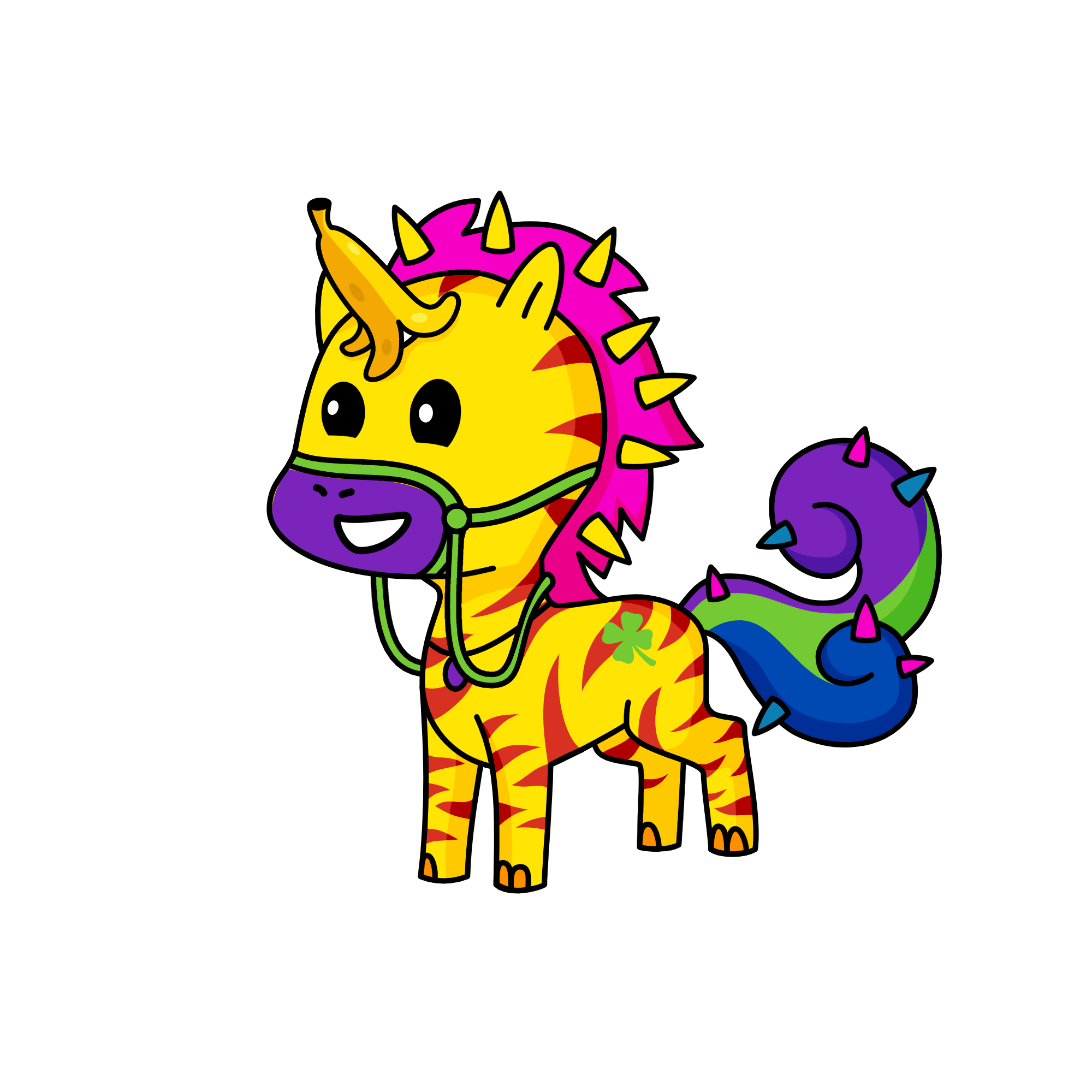 Bananita split gamer, the unicorn