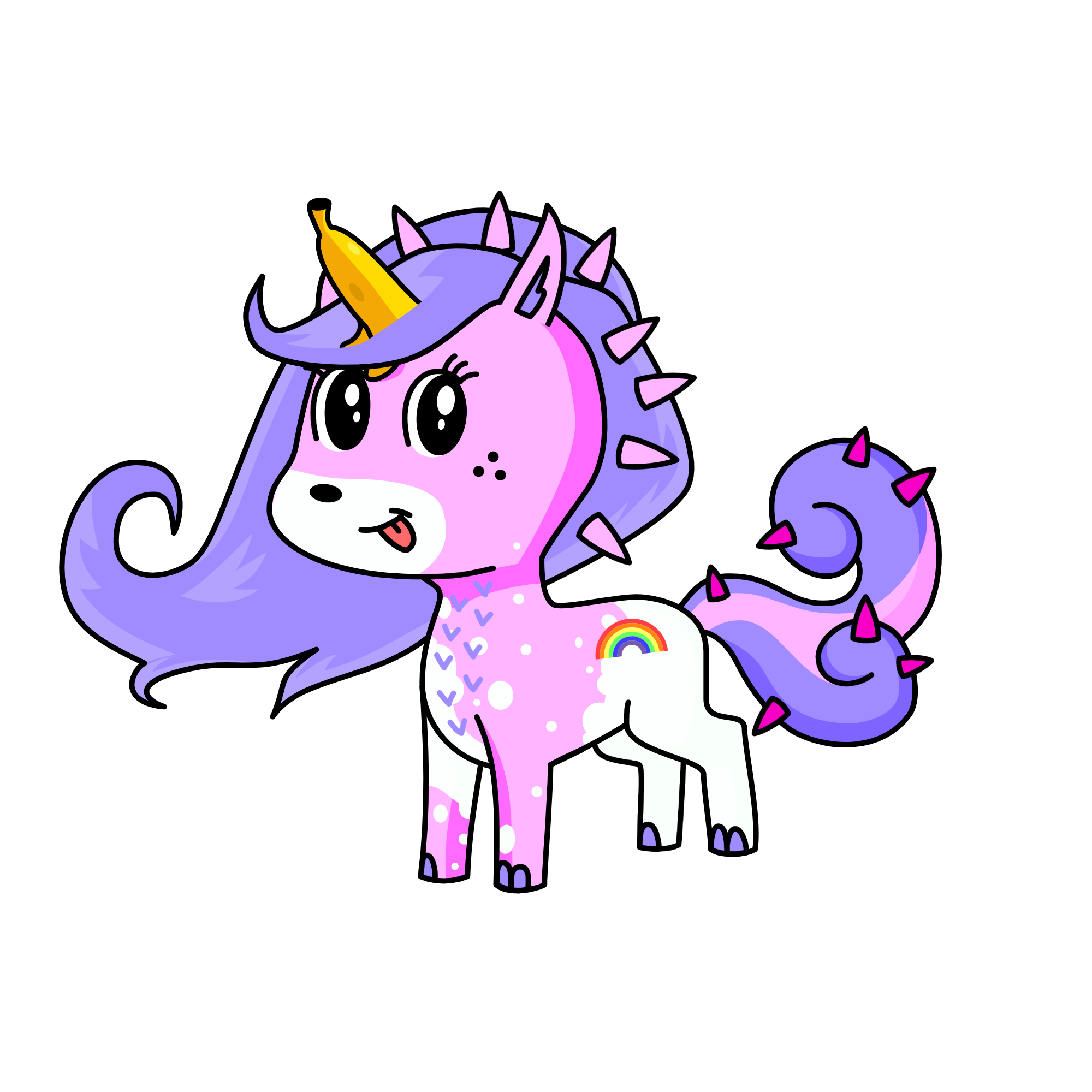 Si es mi bananita y va a ser bananita split, the unicorn