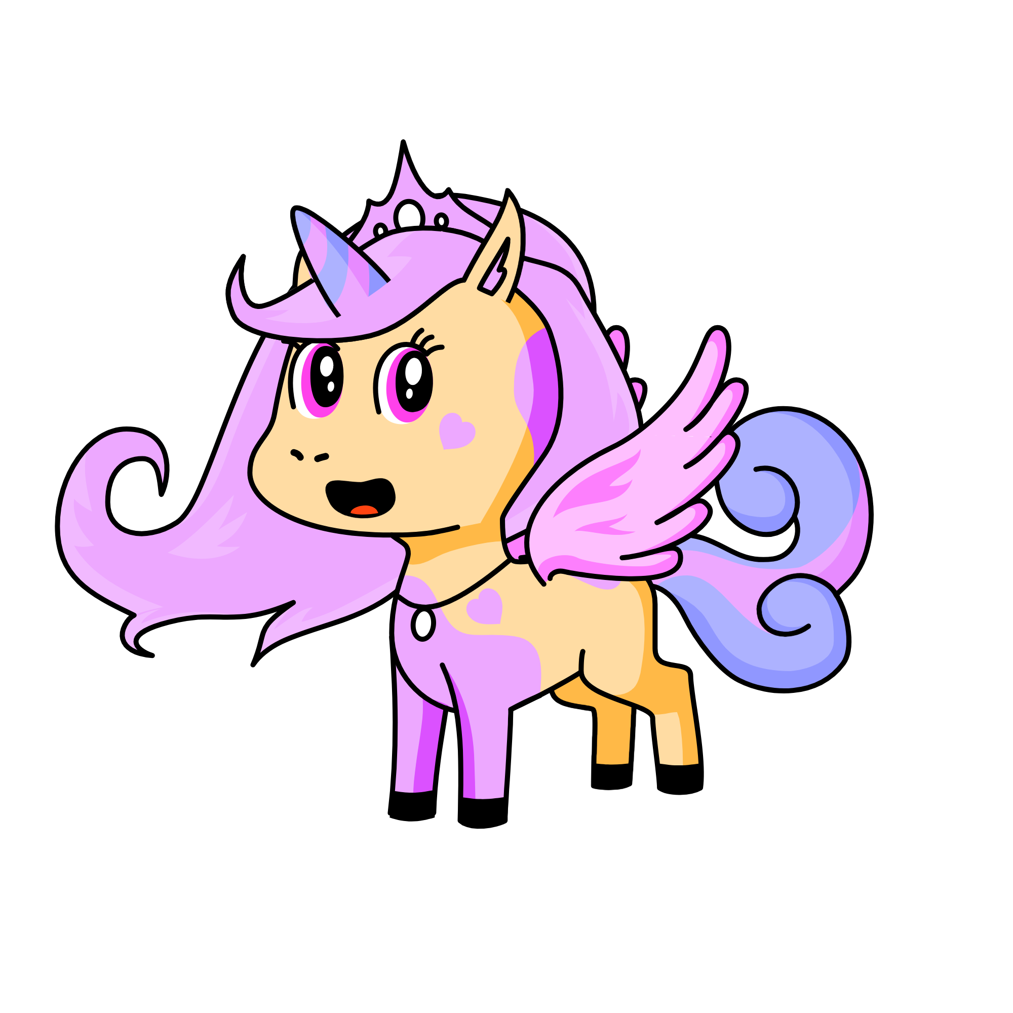 Pixel, the unicorn