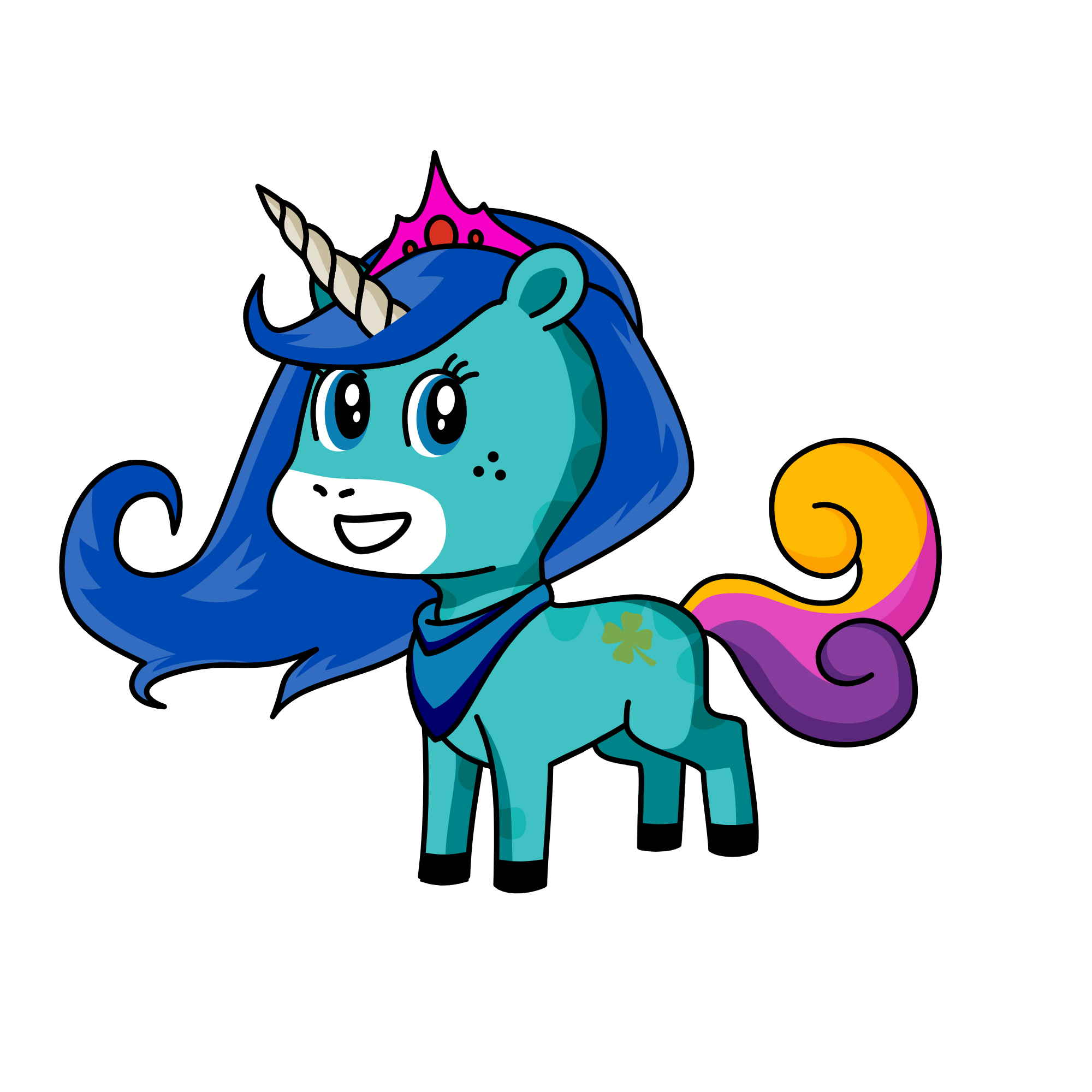 lucky, the unicorn