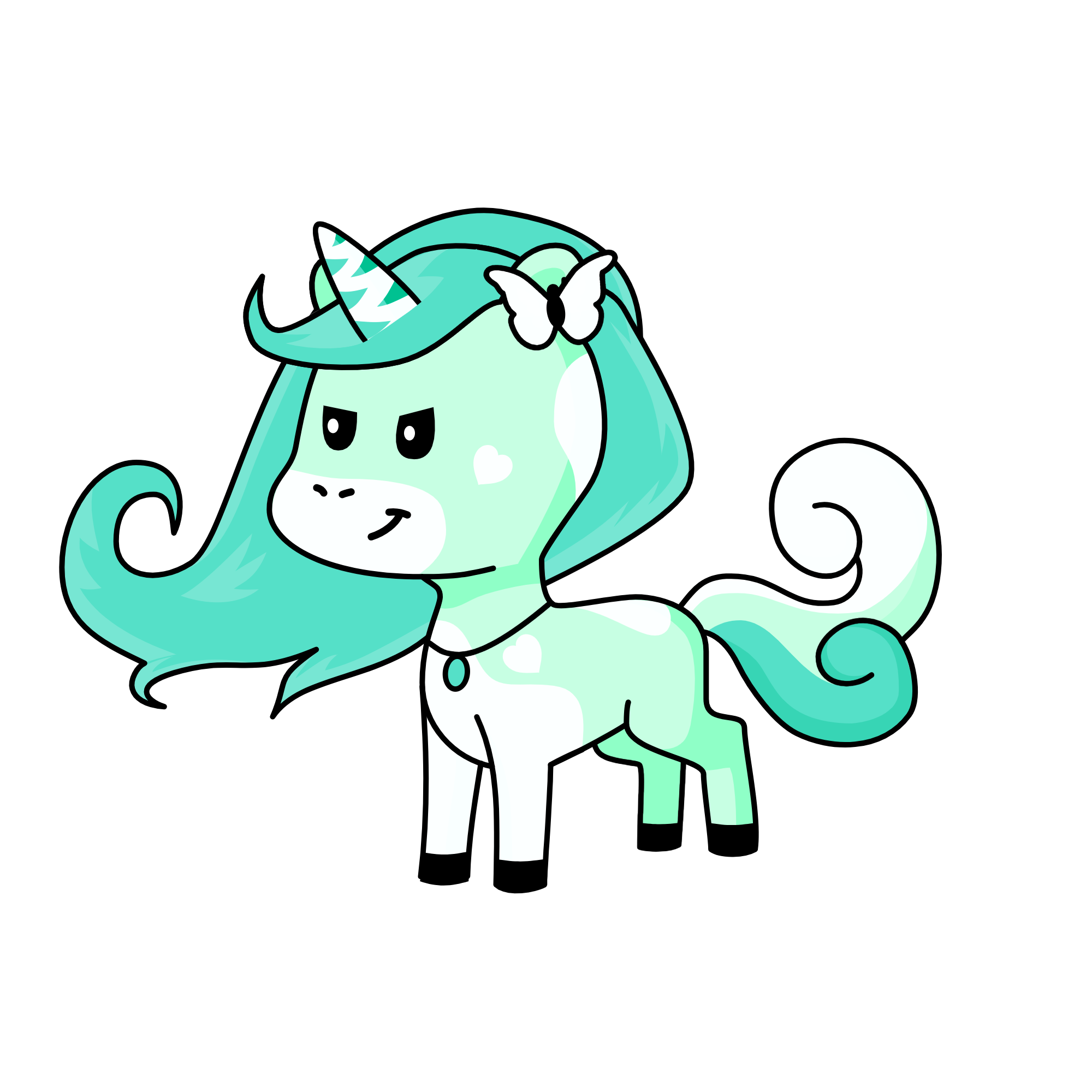 Aquamarine, the unicorn