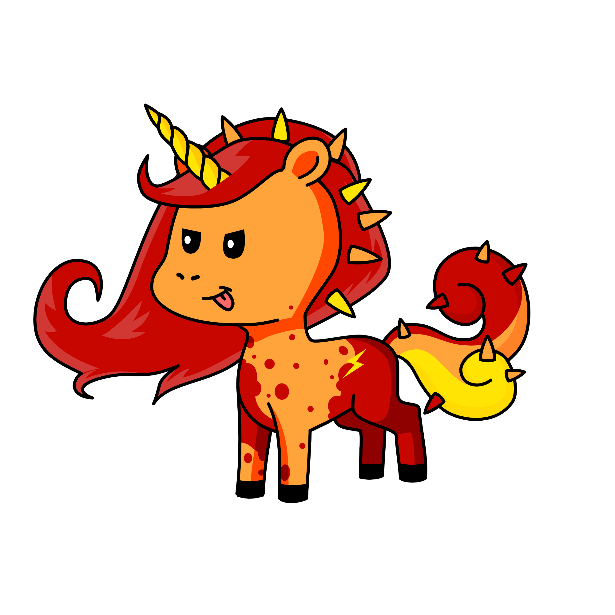 Volcana, the unicorn