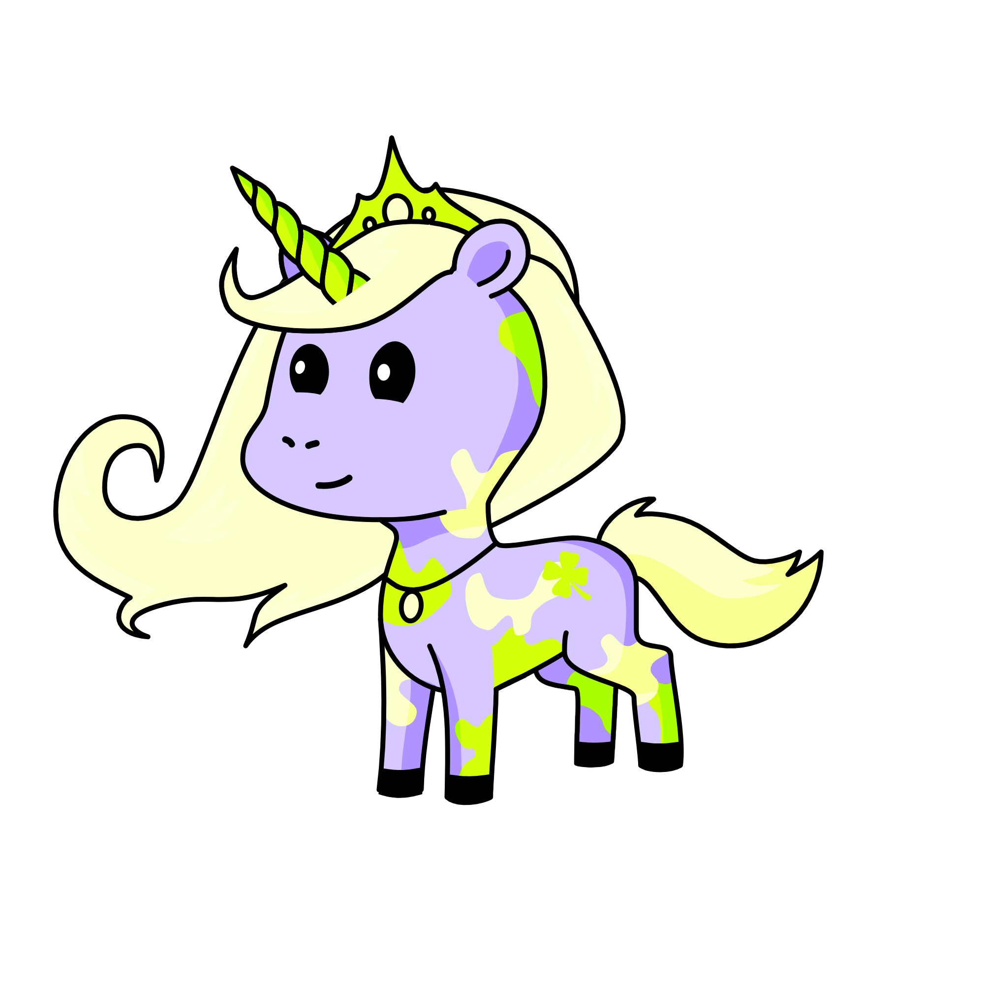 Bliss, the unicorn
