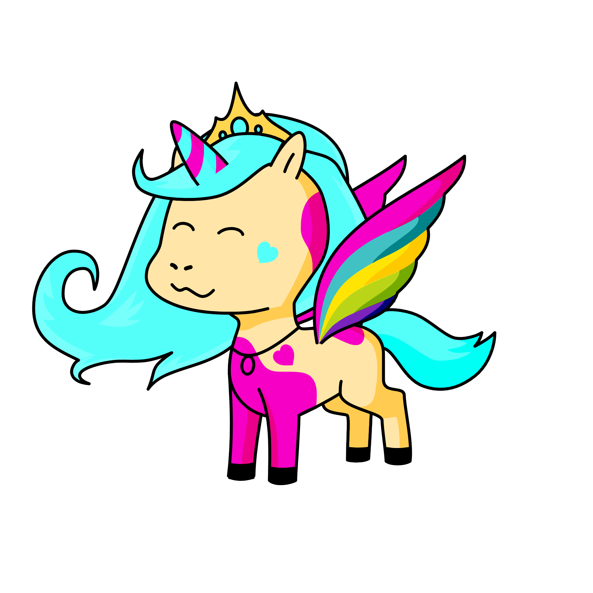 Ice Queen, the unicorn