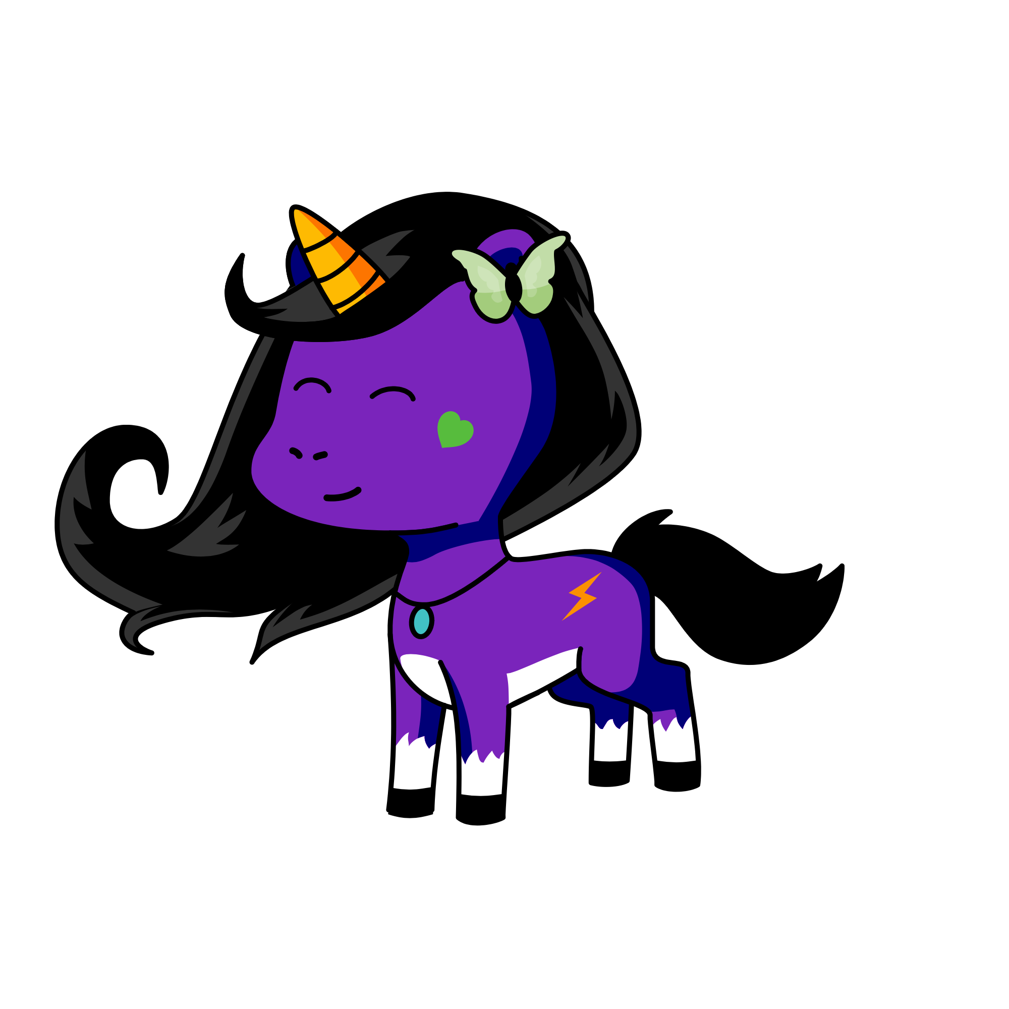 Noche, the unicorn
