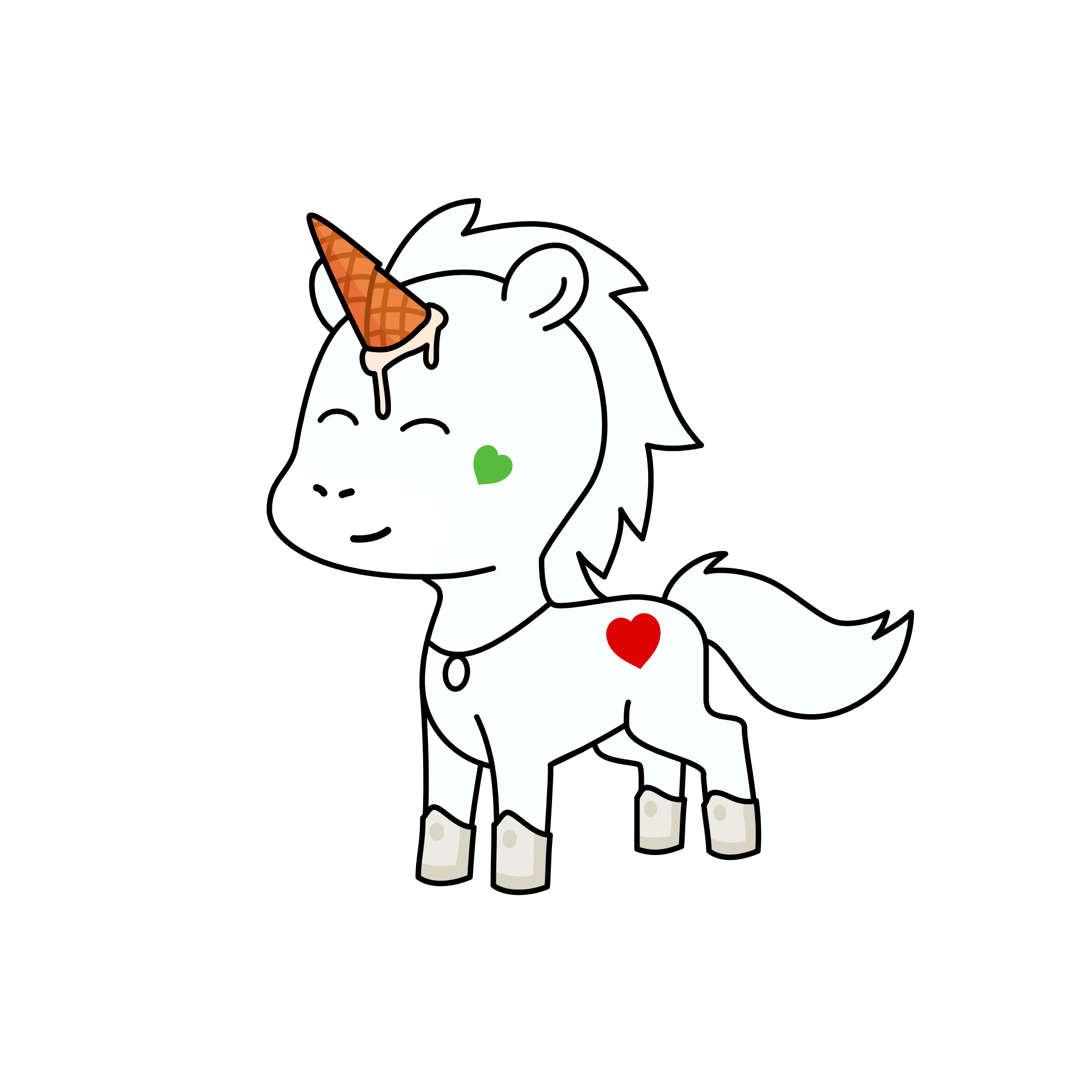 Crema, the unicorn