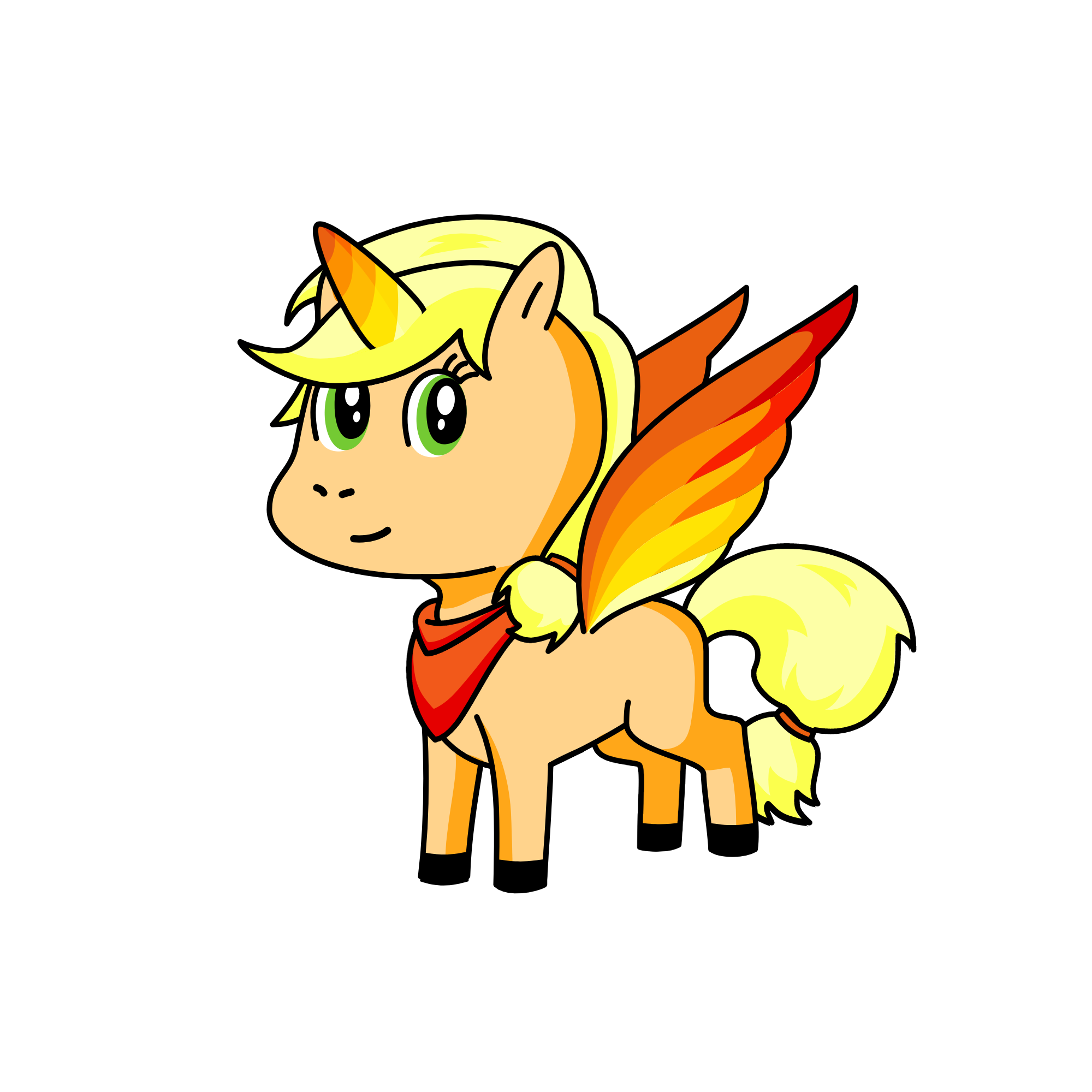 Applejack, the unicorn