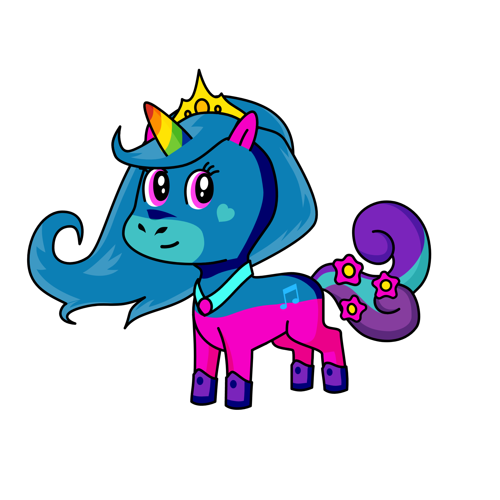 Sing, the unicorn