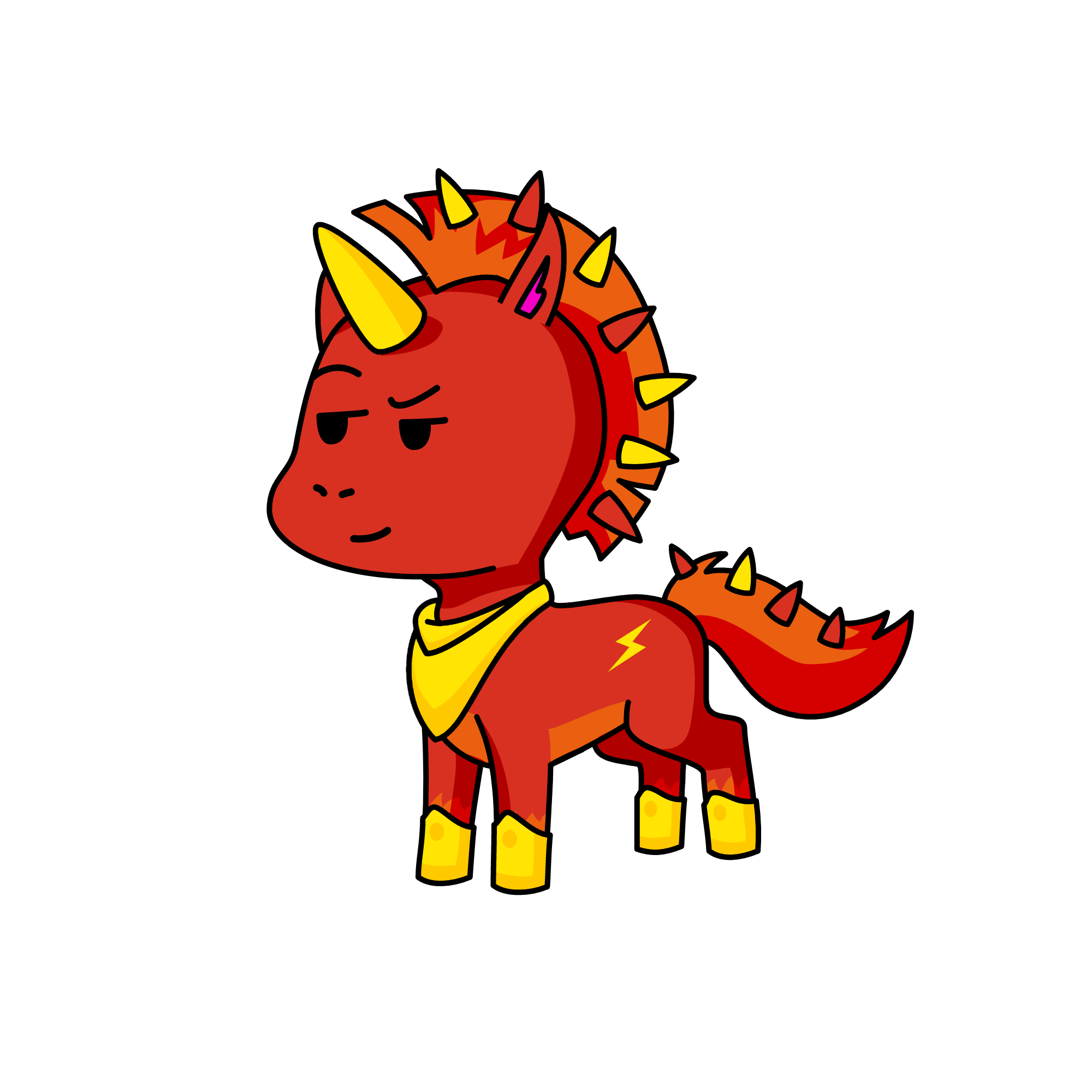 fire, the unicorn