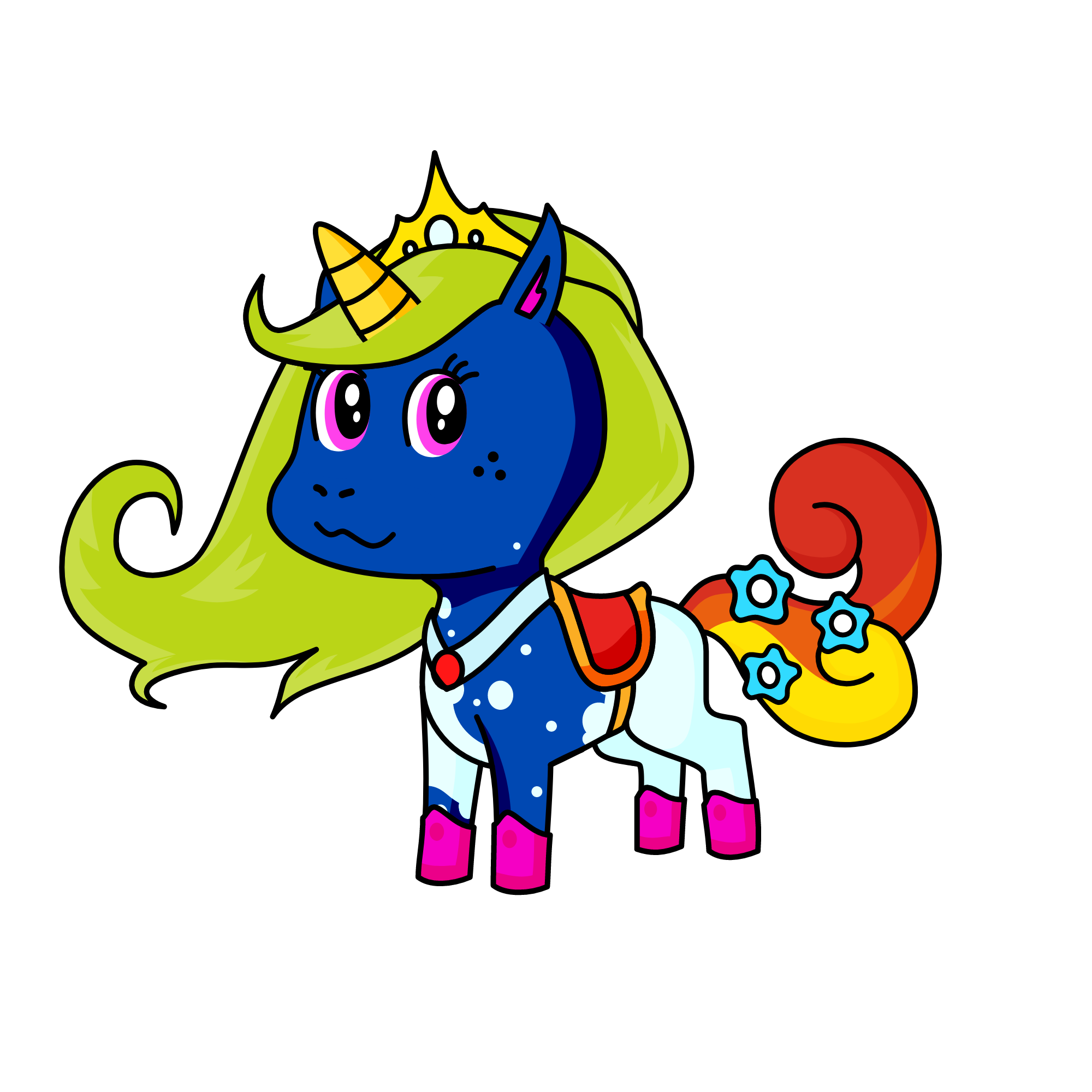 moon, the unicorn
