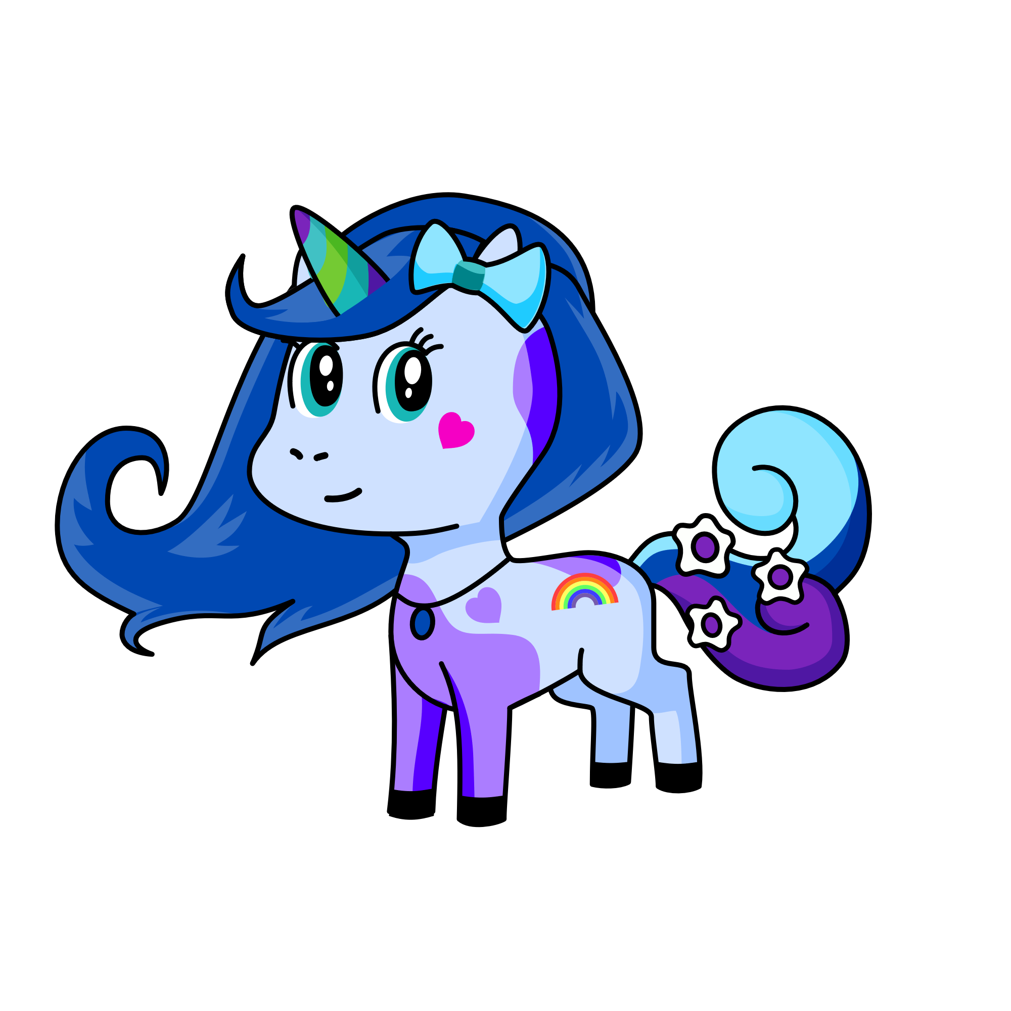 Poppy Mae, the unicorn