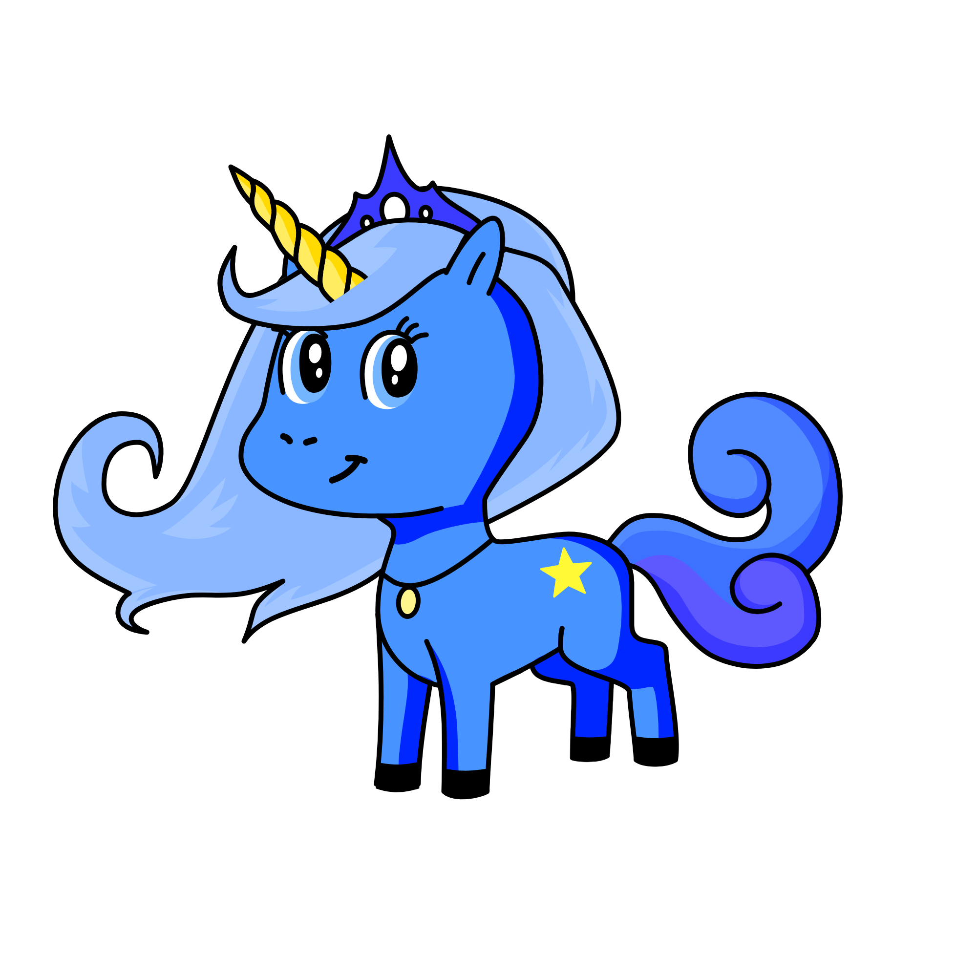 Nighty, the unicorn