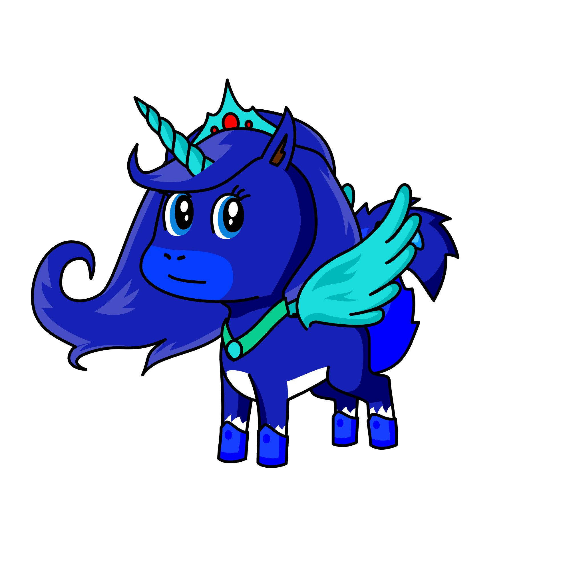 forest light, the unicorn
