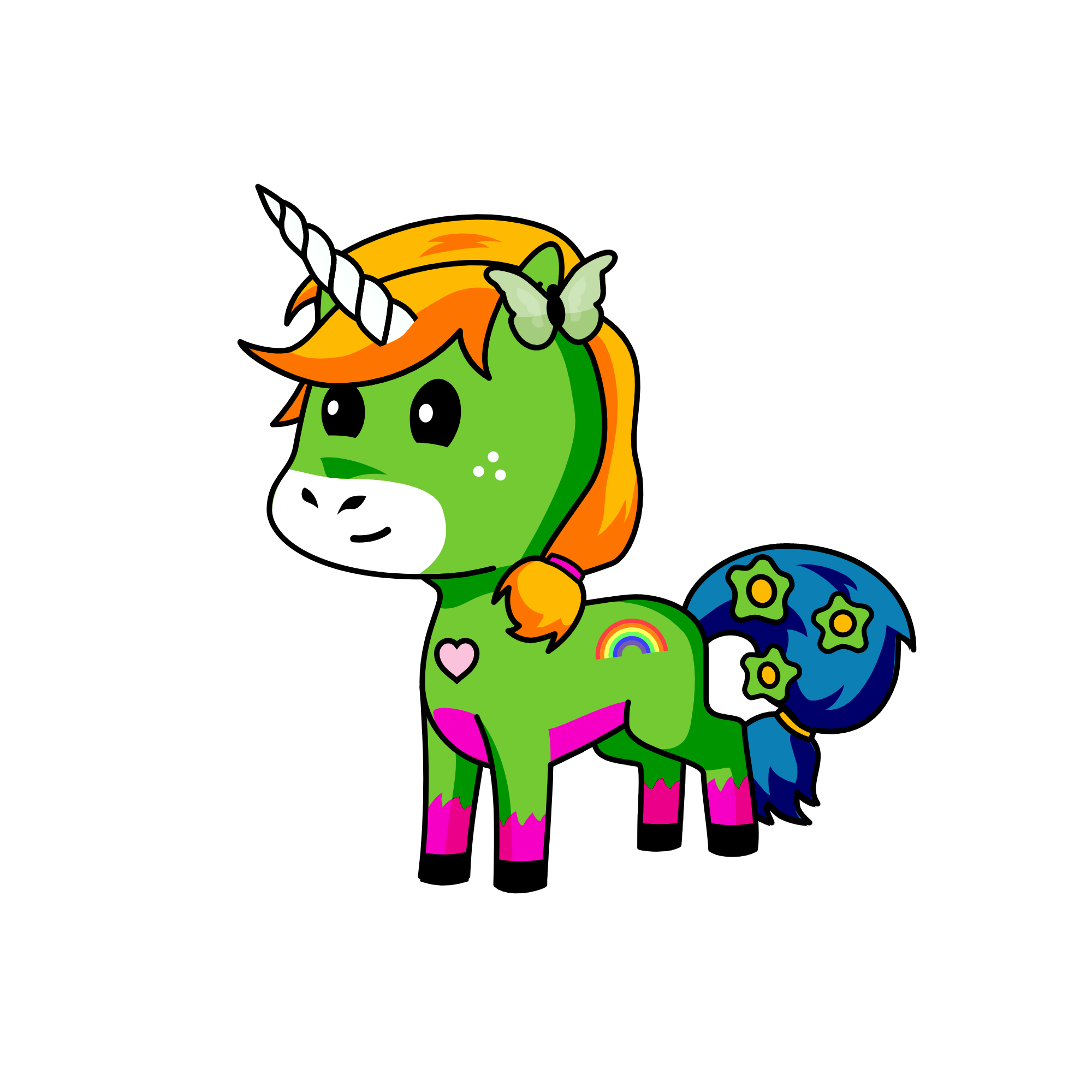 Butterboom, the unicorn