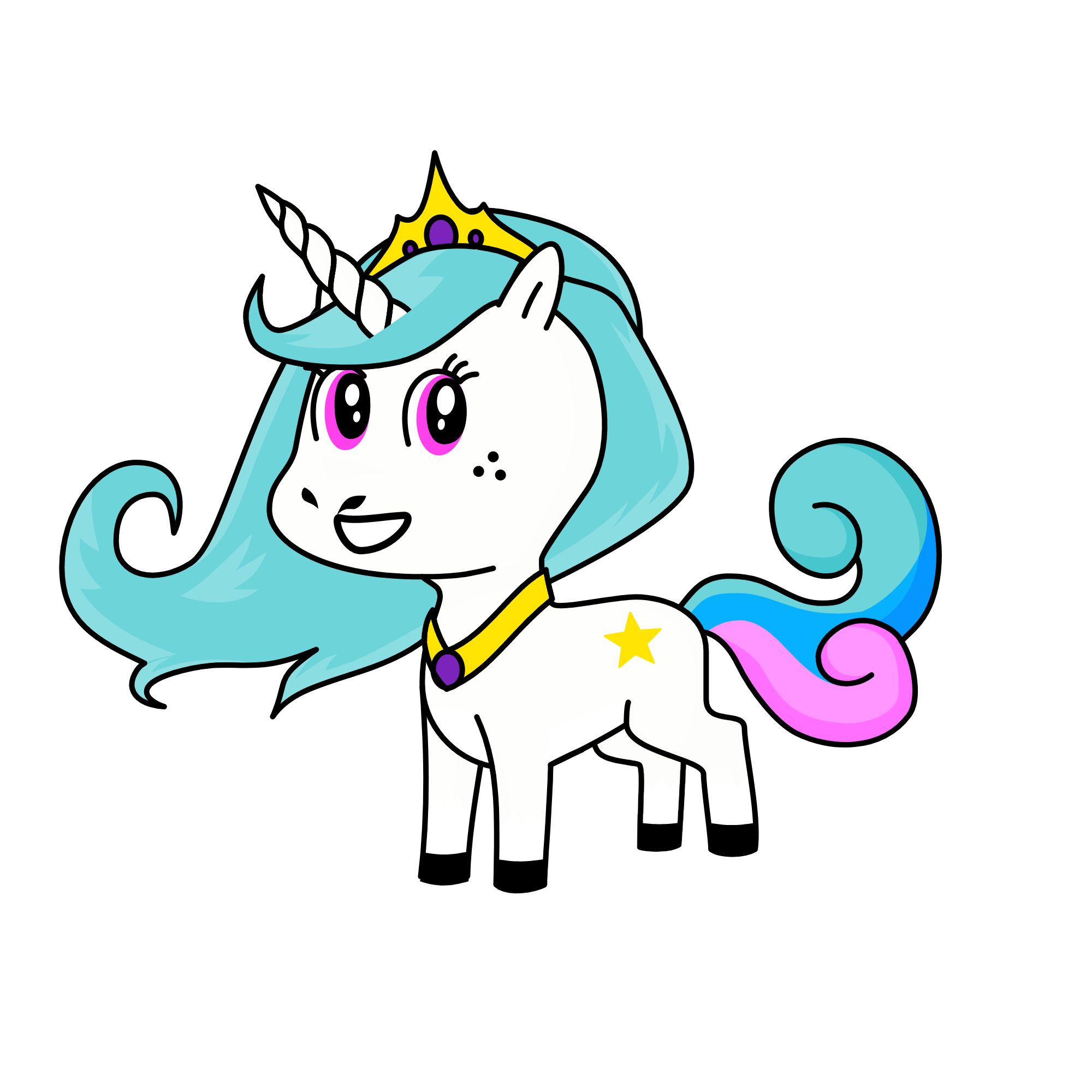 celestia, the unicorn