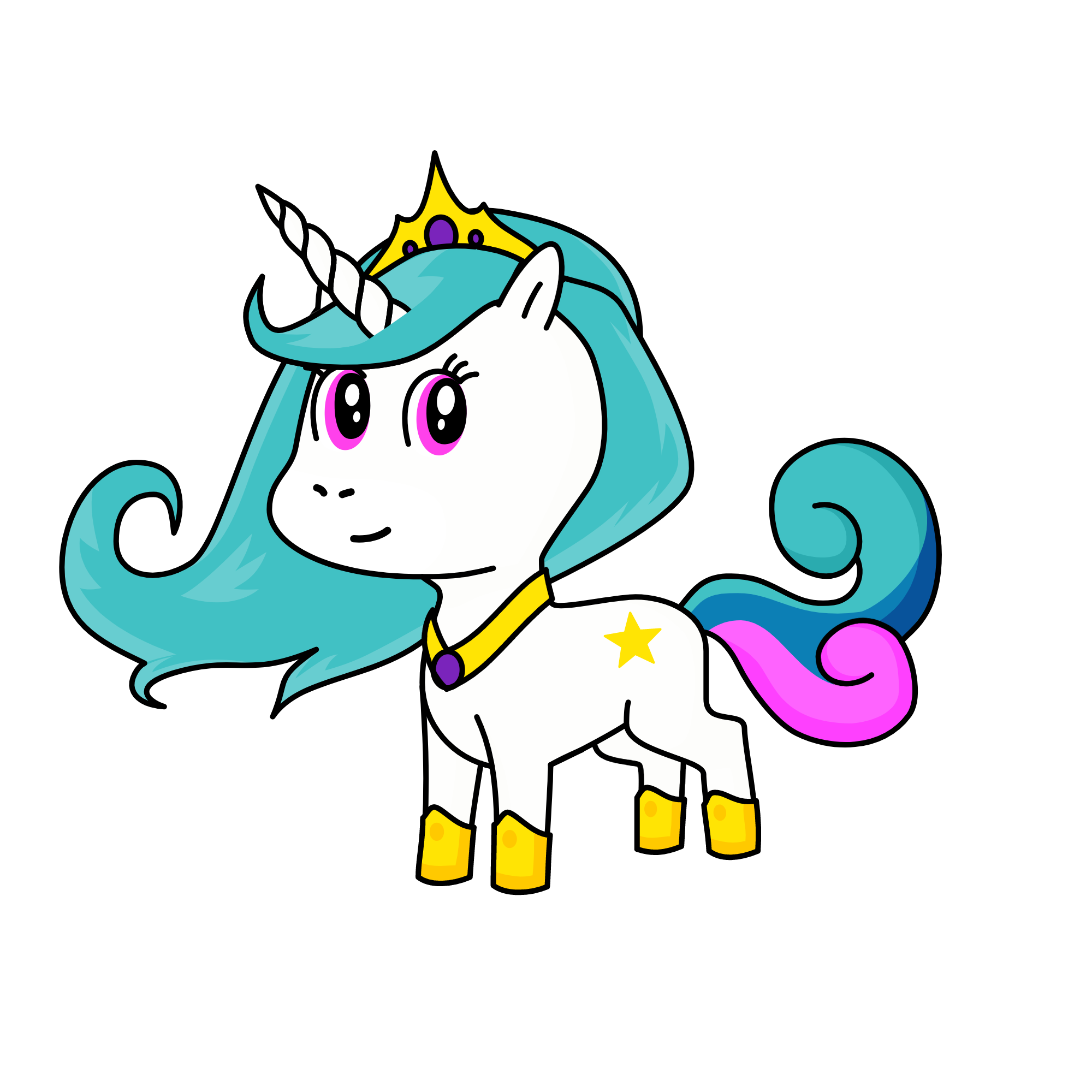 Celestia, the unicorn