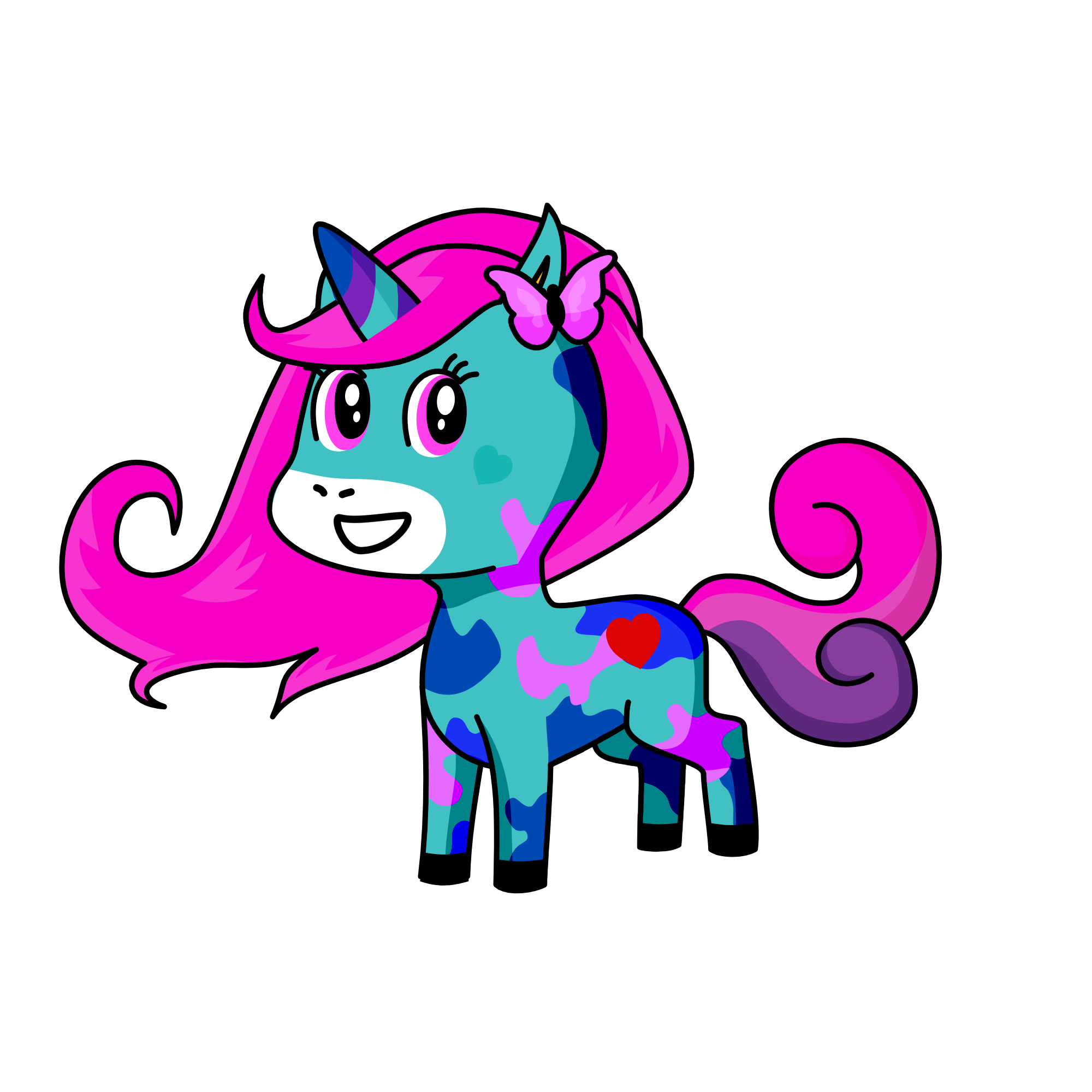 candy, the unicorn