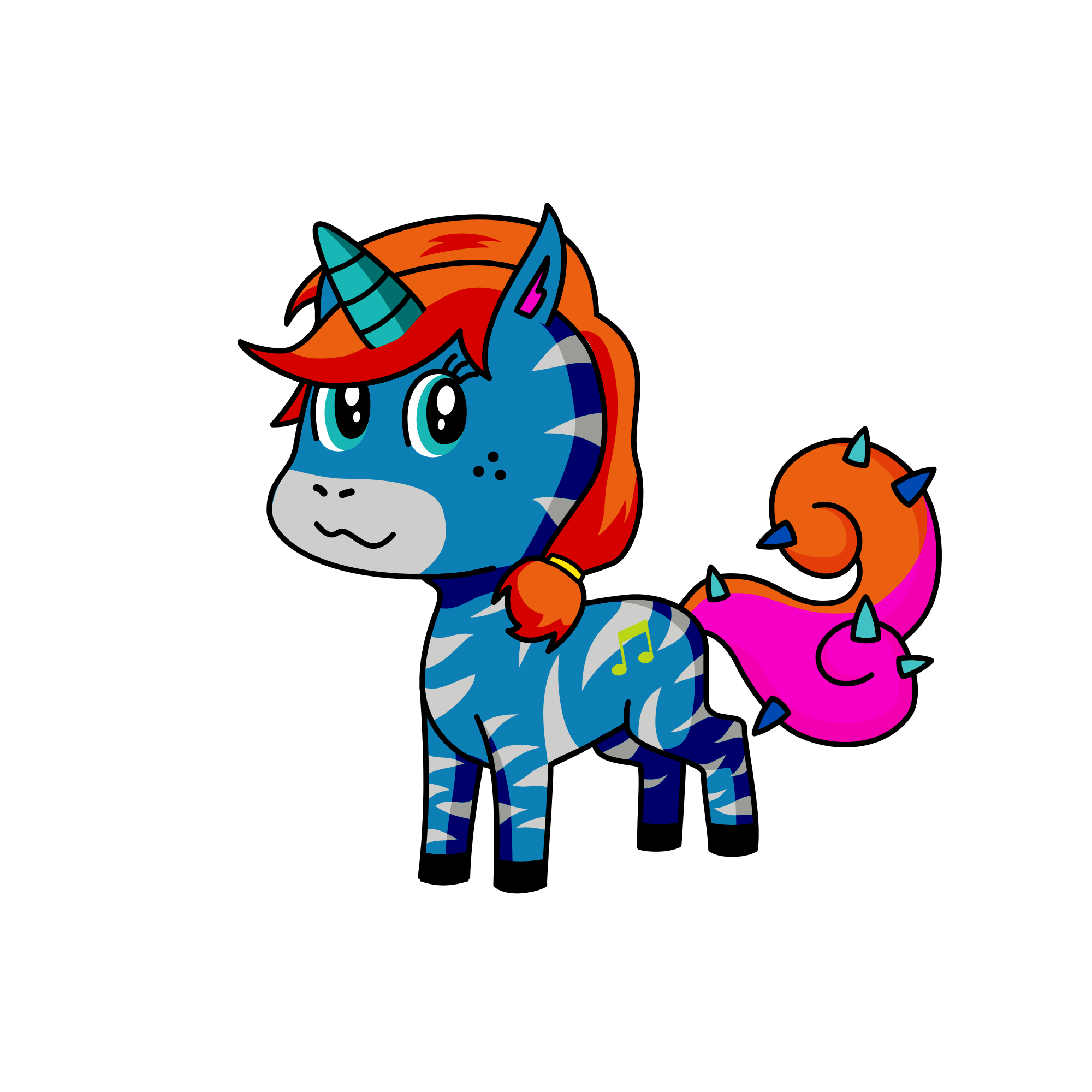 Miniti, the unicorn