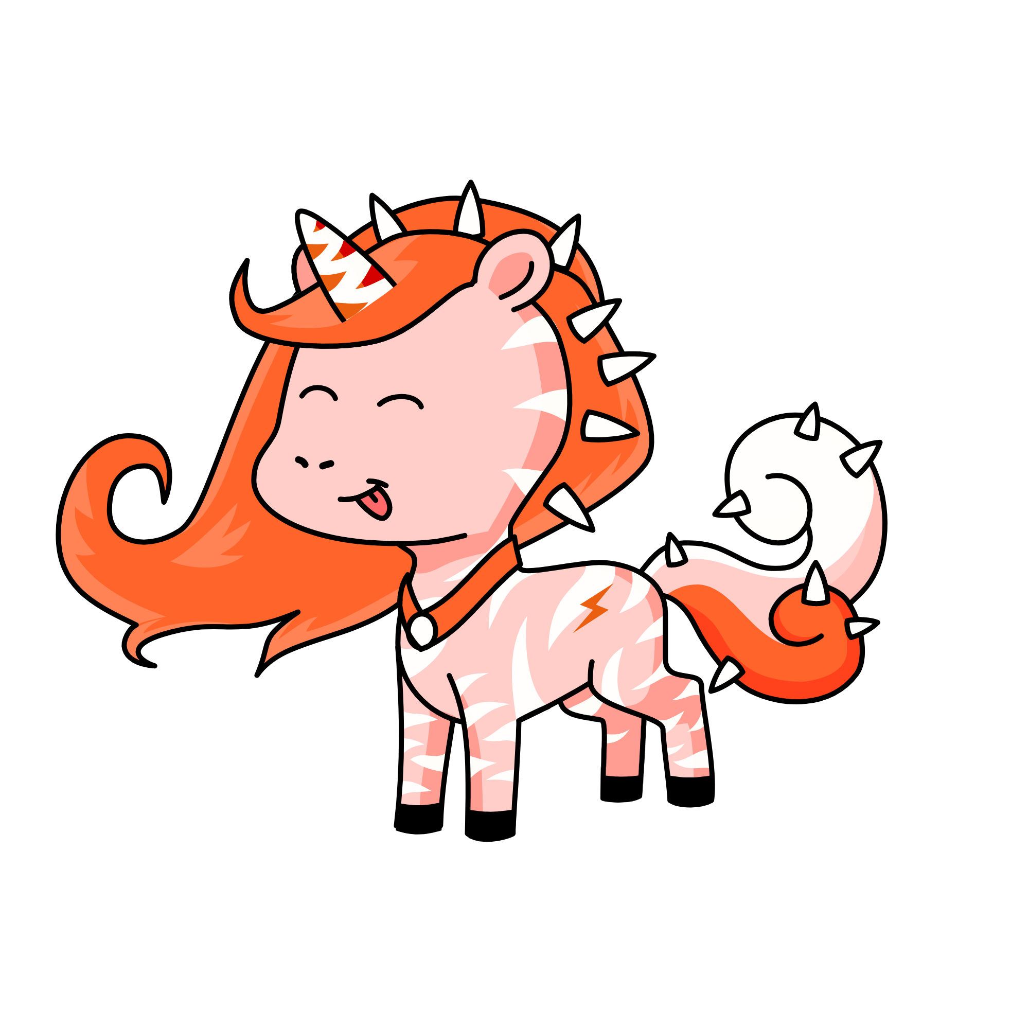 Peaches, the unicorn