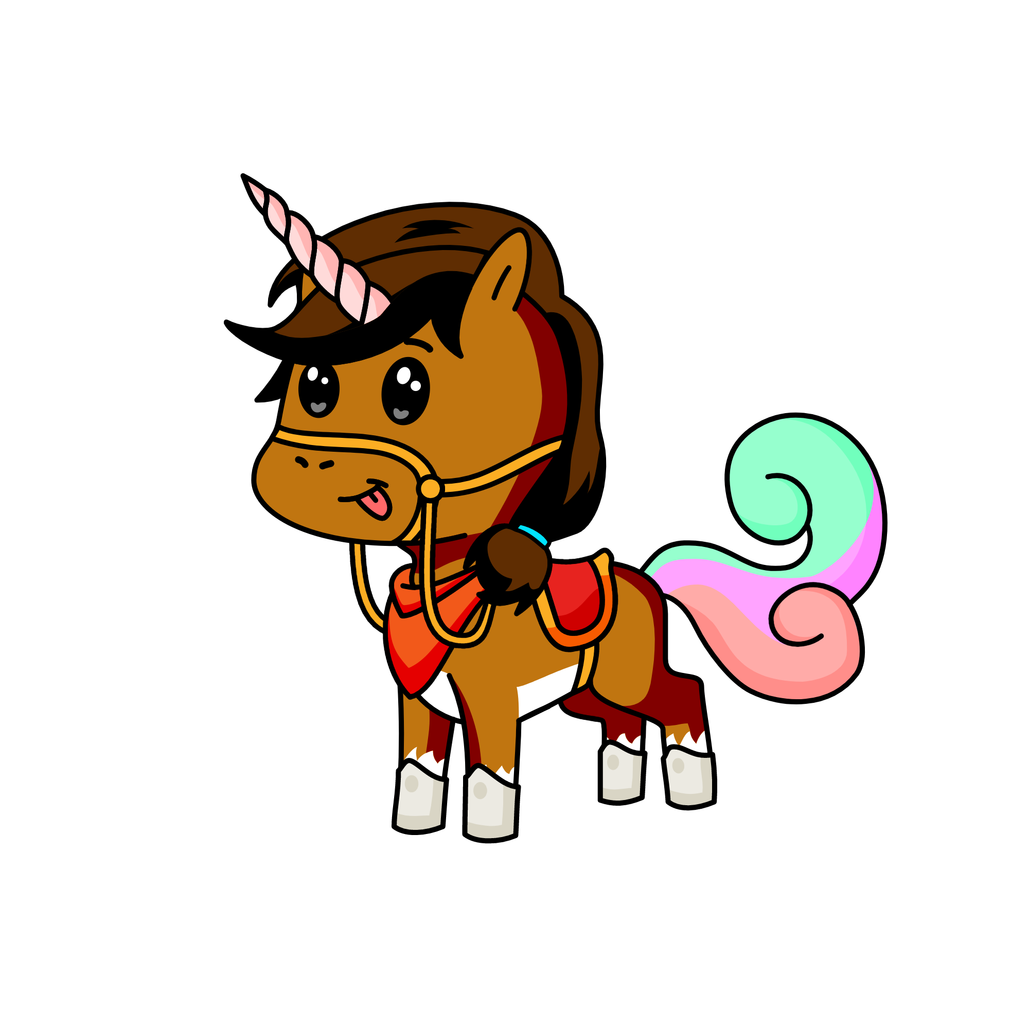 Brownie, the unicorn
