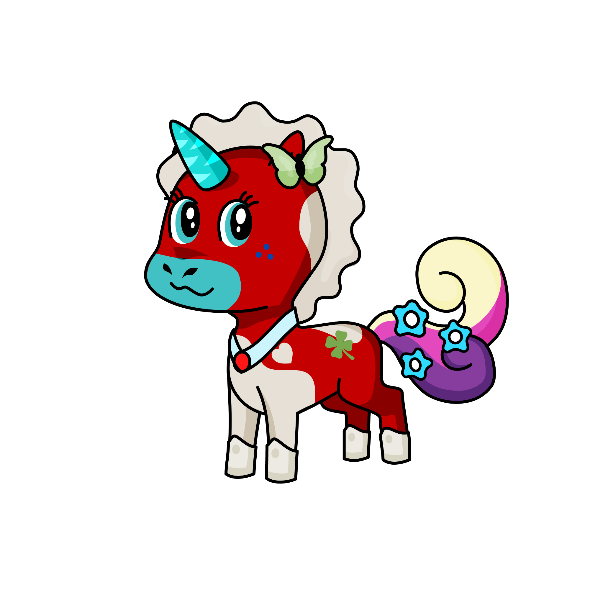 Bam, the unicorn