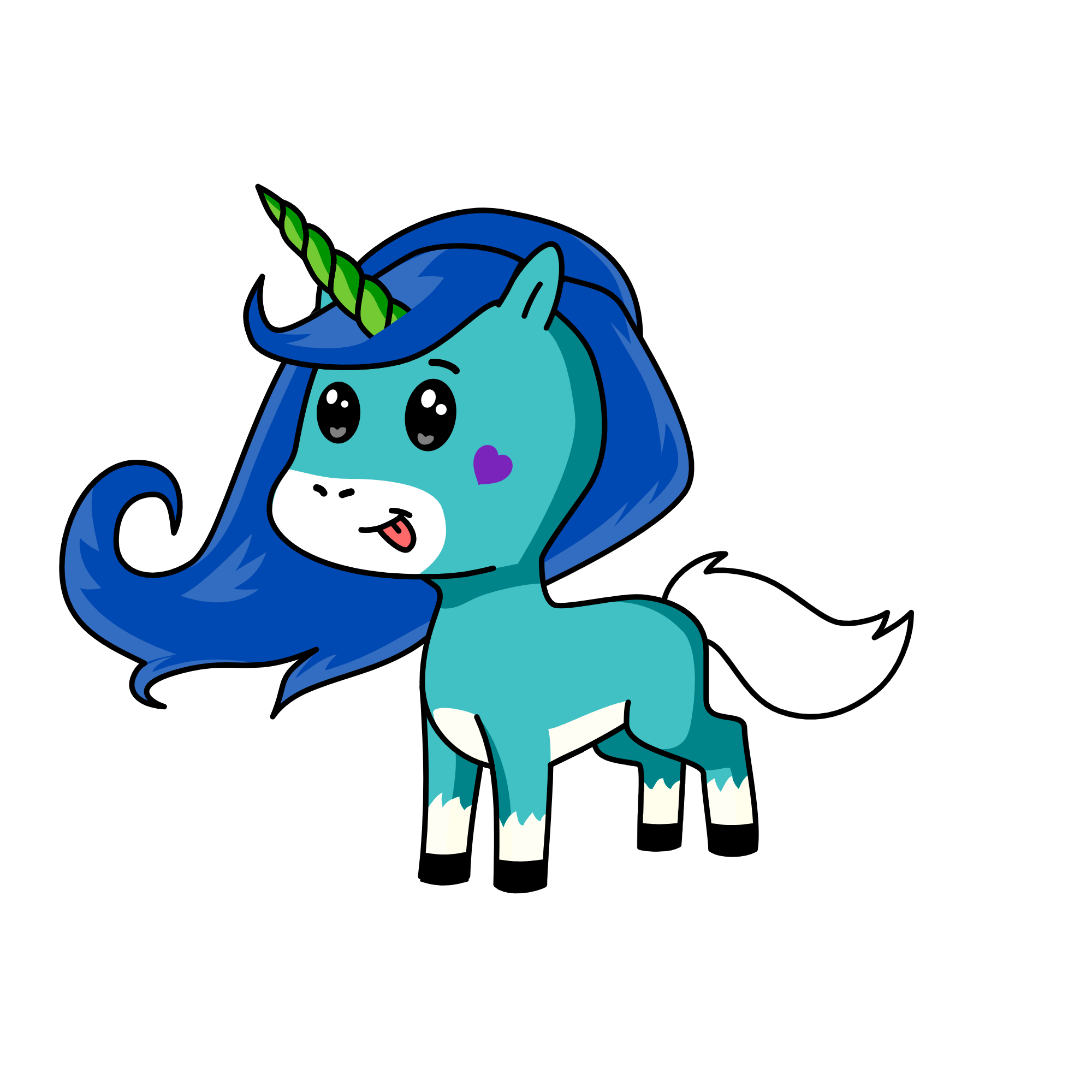 Sky, the unicorn