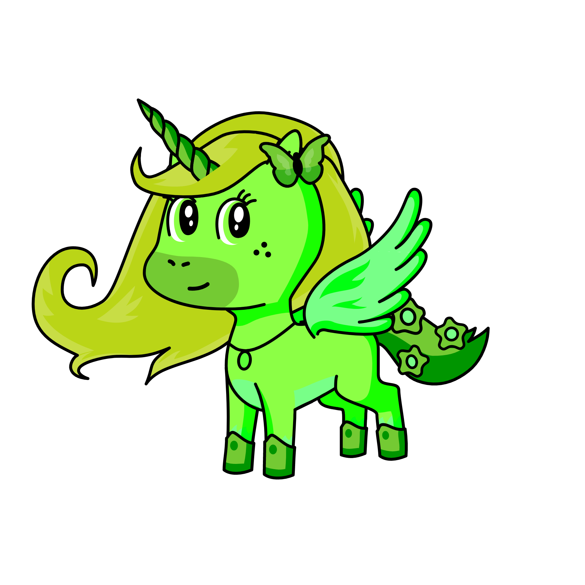 Greenleaf, the unicorn