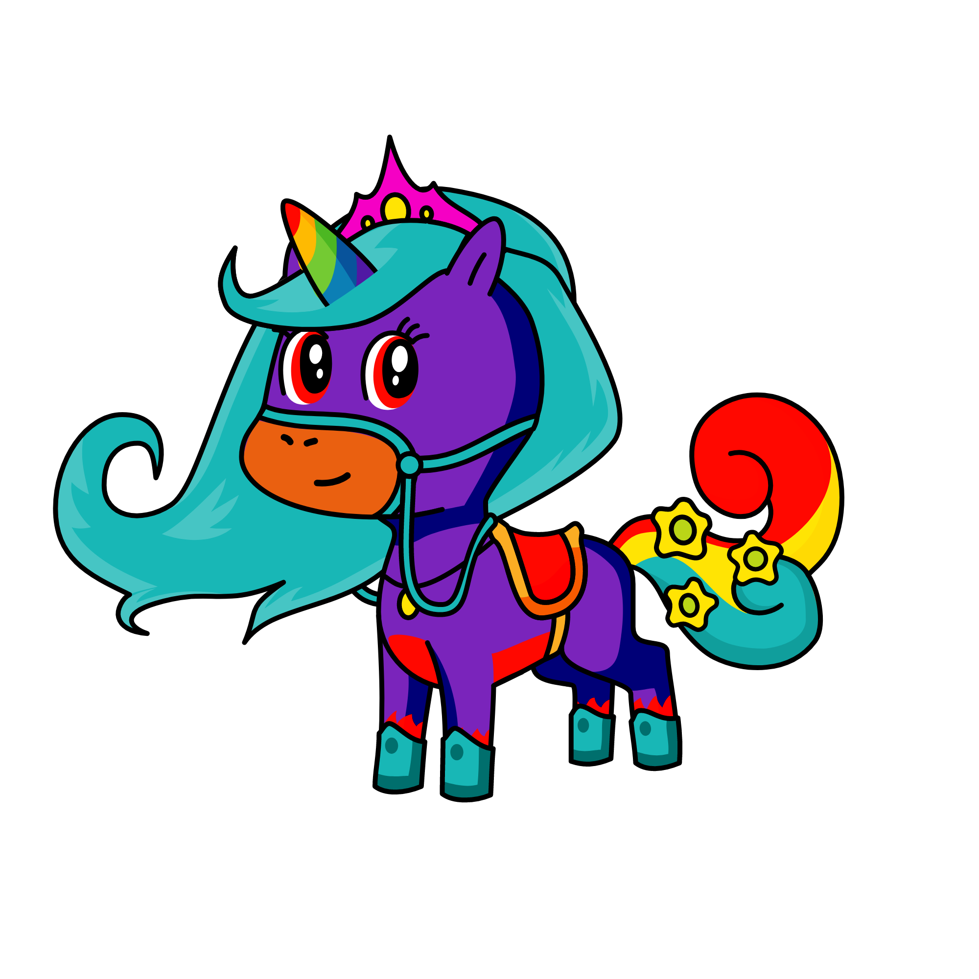 rainbo, the unicorn