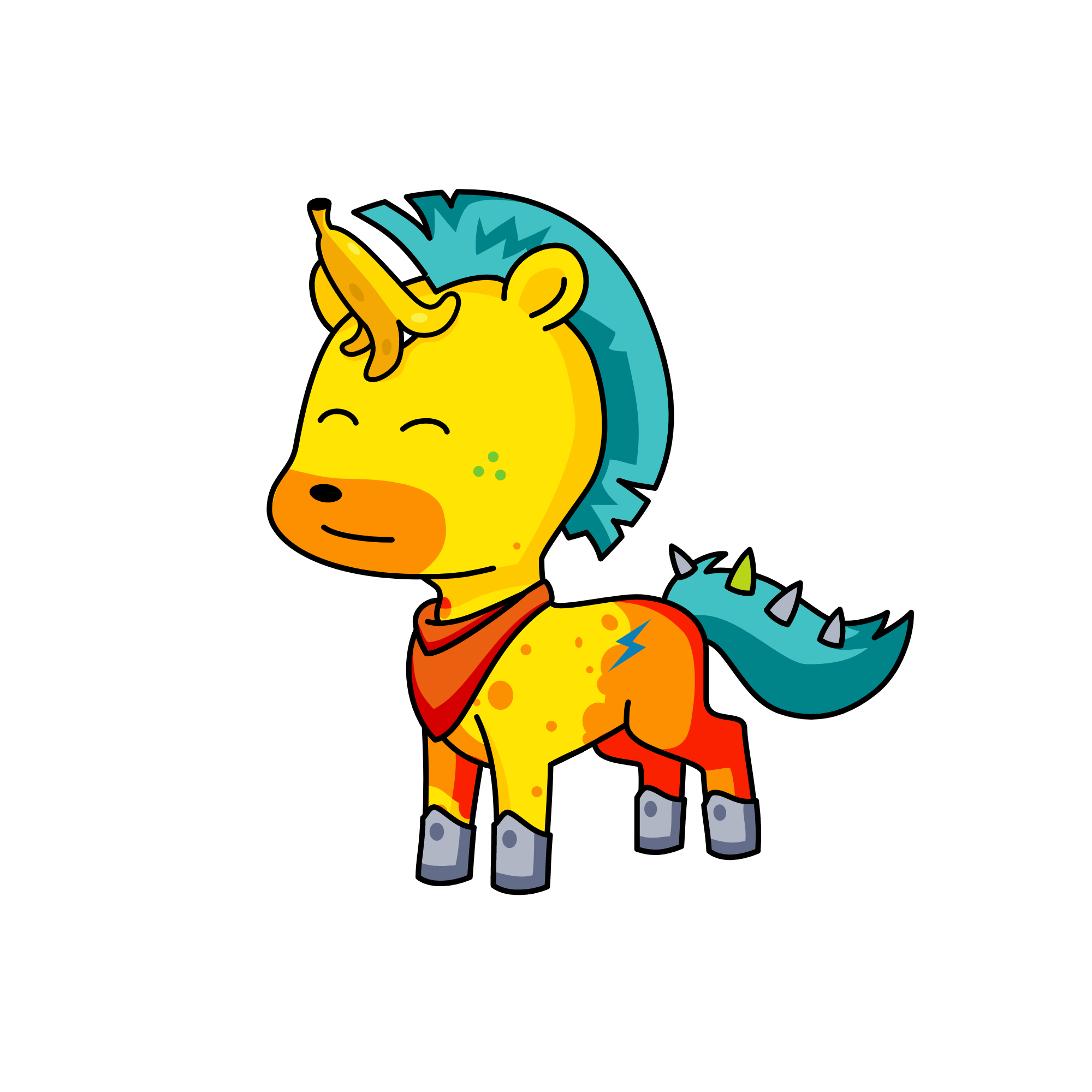 banana , the unicorn