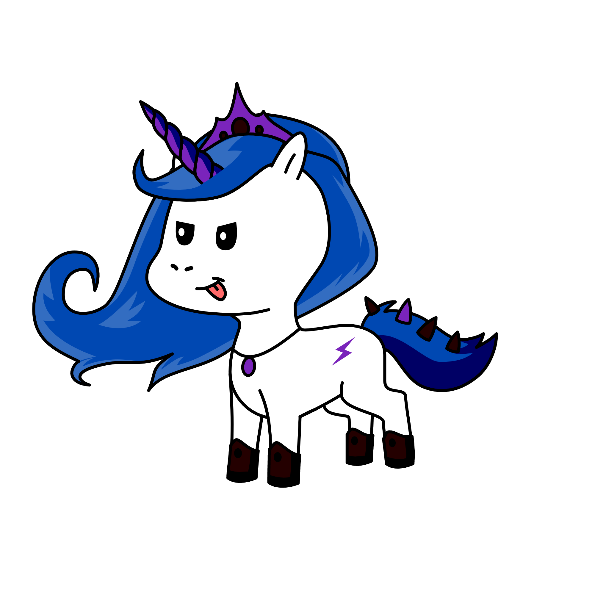 Spikes, the unicorn