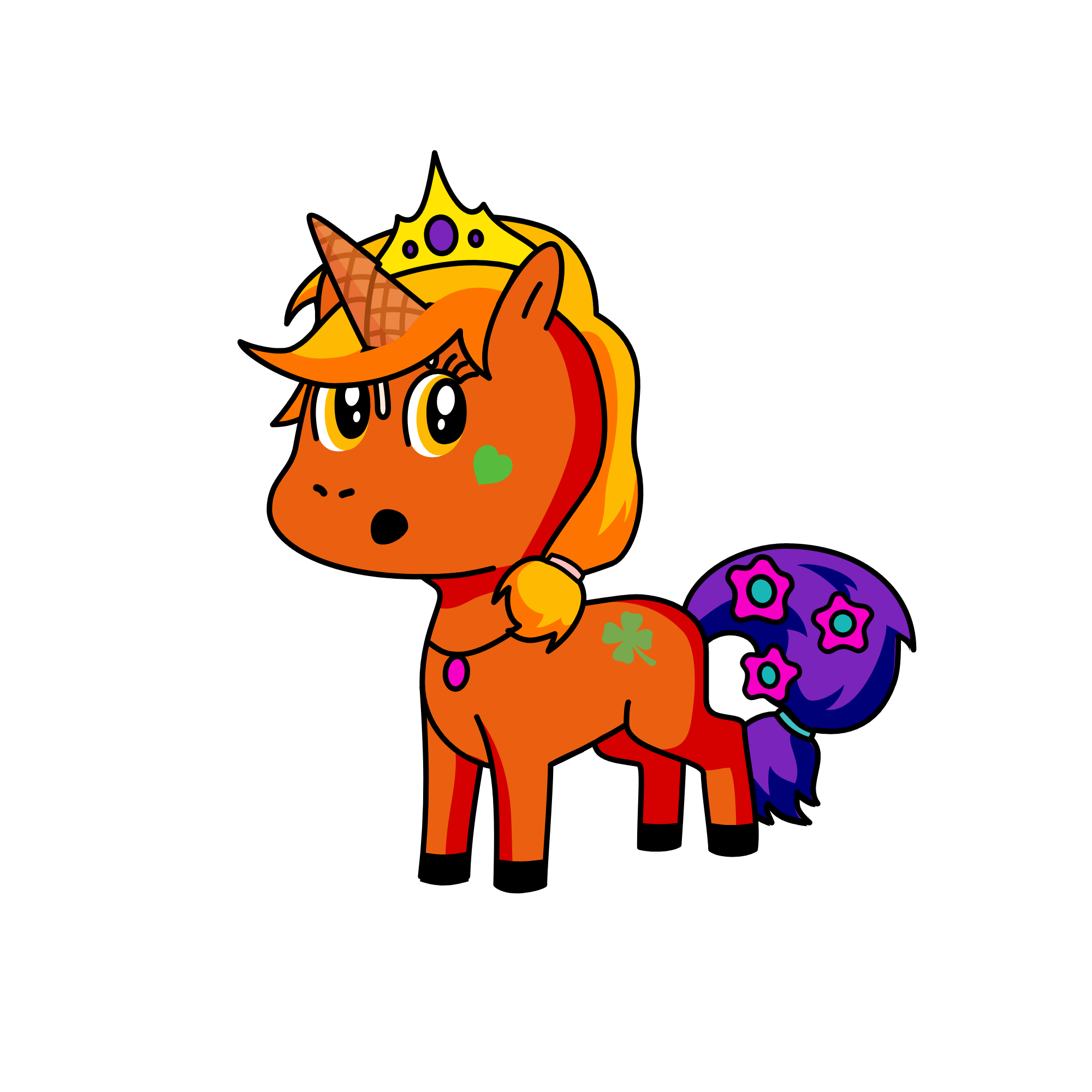 mama baby, the unicorn